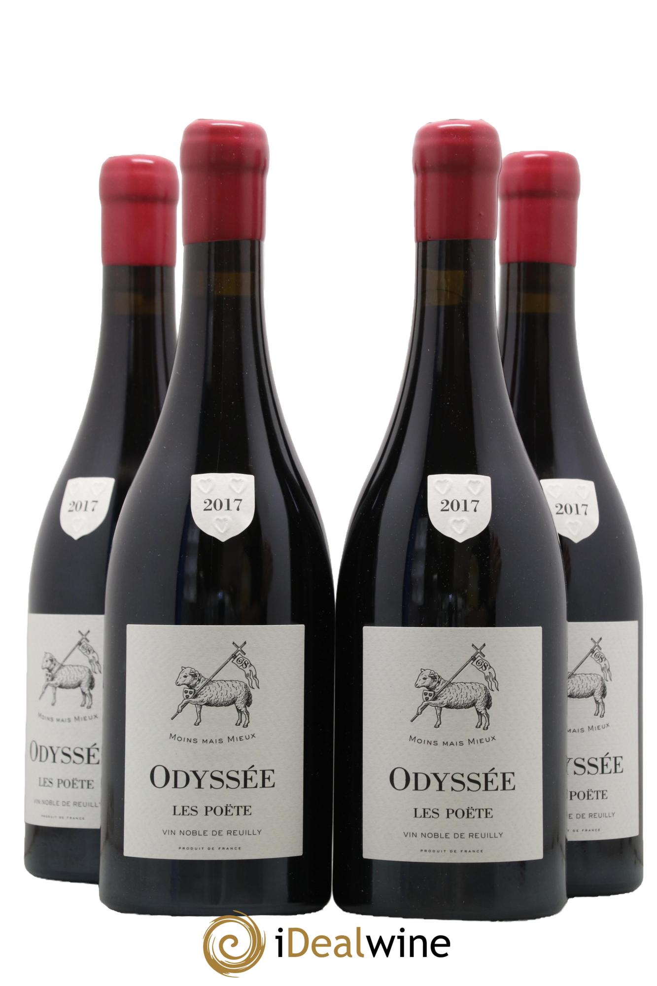 Reuilly Odyssée Les Poëte 2017 - Lot de 4 bouteilles - 0