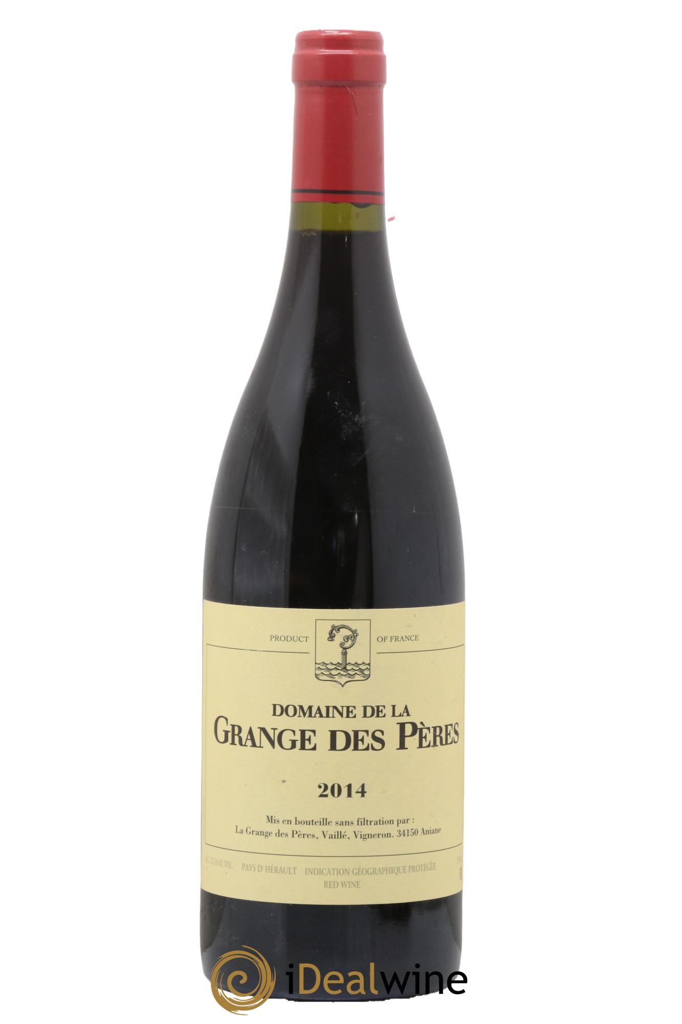 IGP Pays d'Hérault Grange des Pères Laurent Vaillé 2014 - Lot de 1 bouteille - 0