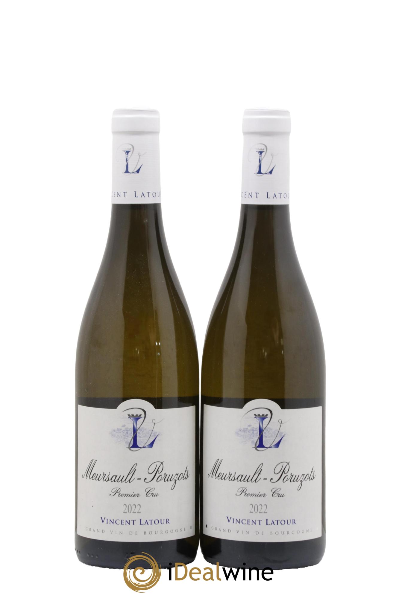 Meursault 1er Cru Poruzots Vincent Latour Les Poruzots Vincent Latour 2022 - Lot de 2 bouteilles - 0