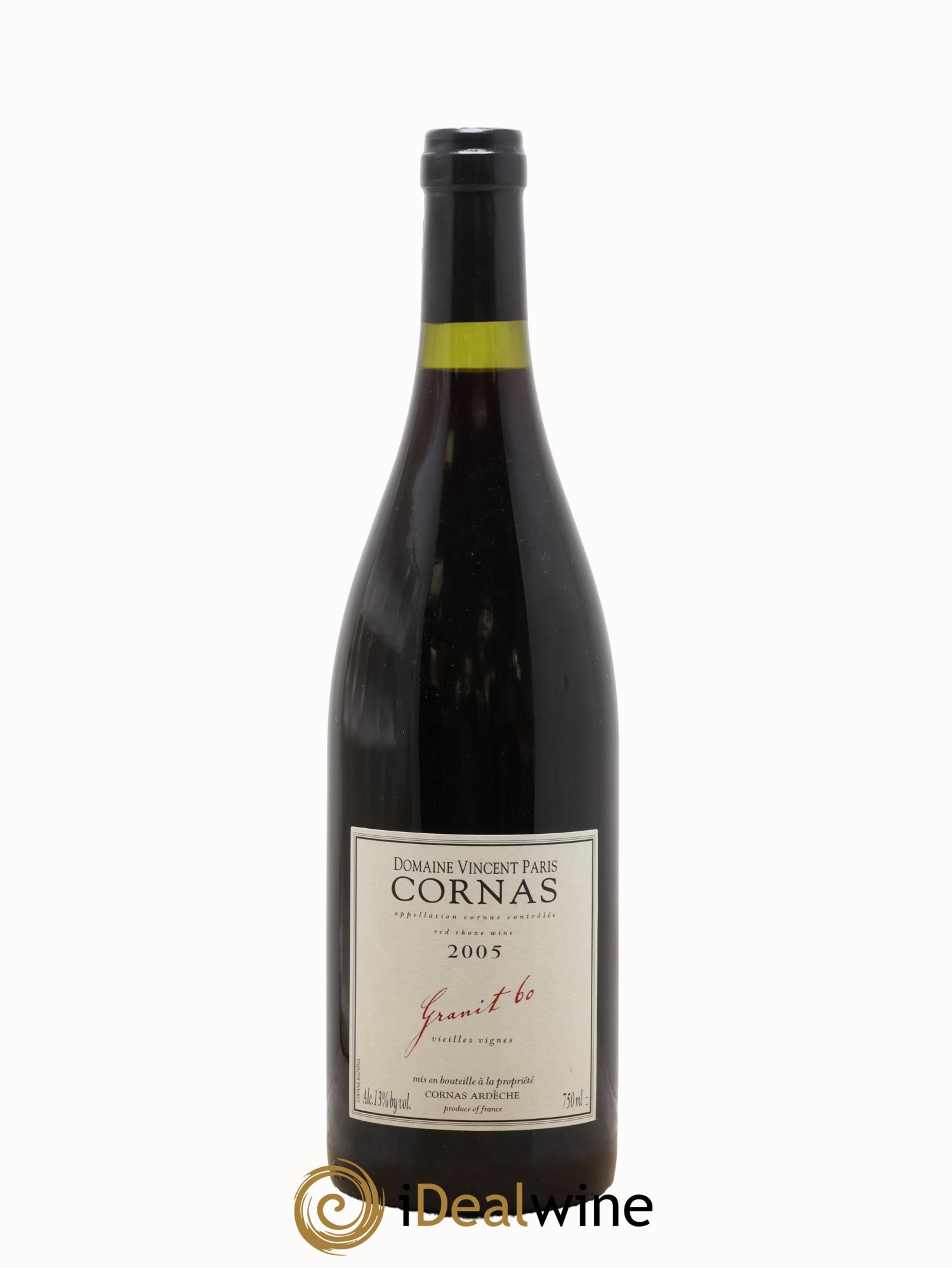 Cornas Granit 60 Vieilles Vignes Vincent Paris 2005 - Lot of 1 bottle - 0