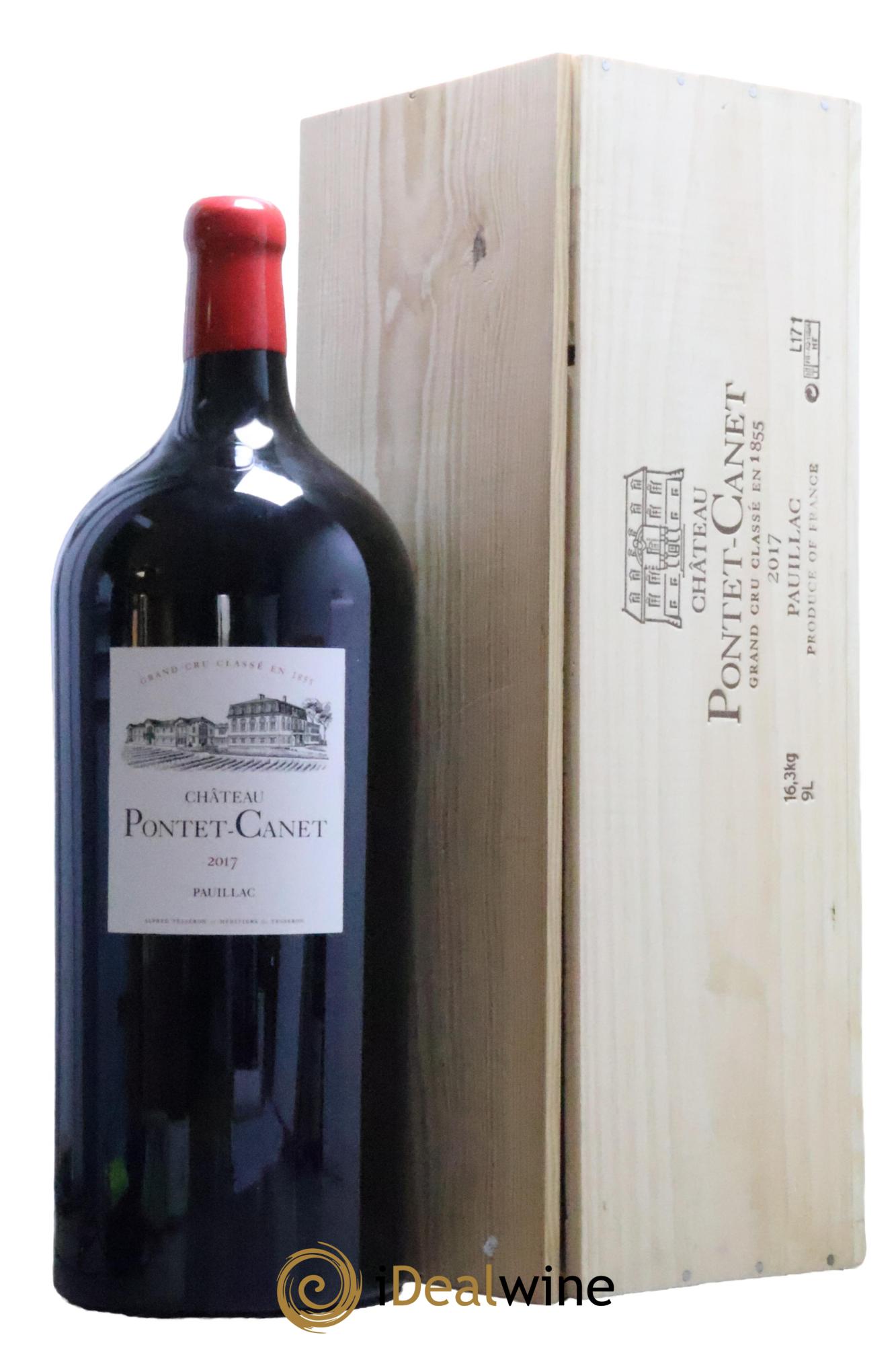 Château Pontet Canet 5ème Grand Cru Classé 2017 - Lot de 1 salmanazar - 1