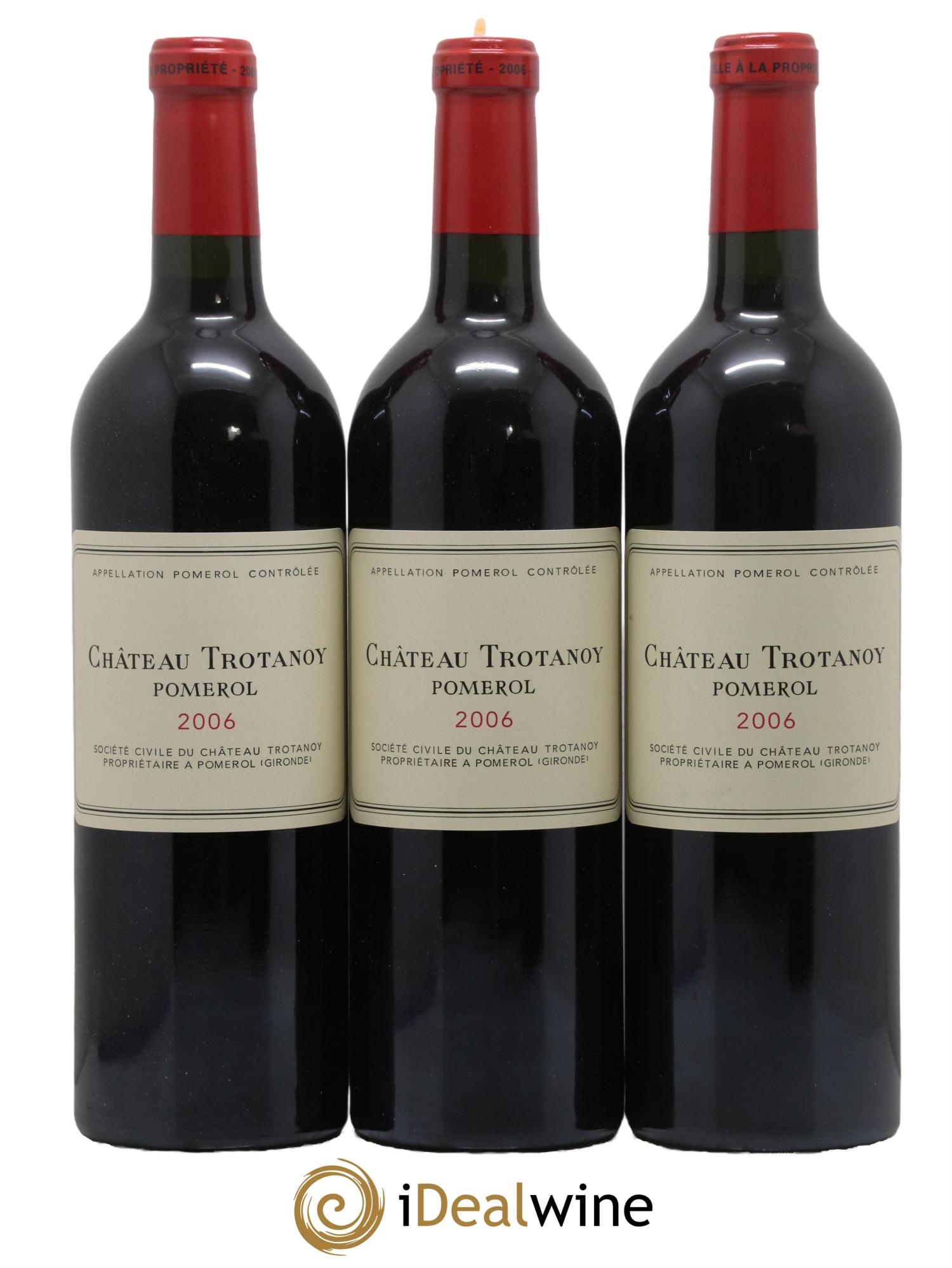 Château Trotanoy 2006 - Lot de 3 bouteilles - 0