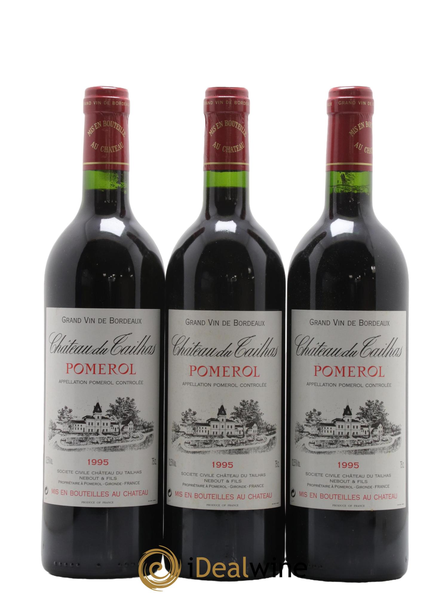 Château du Tailhas 1995 - Posten von 3 Flaschen - 0