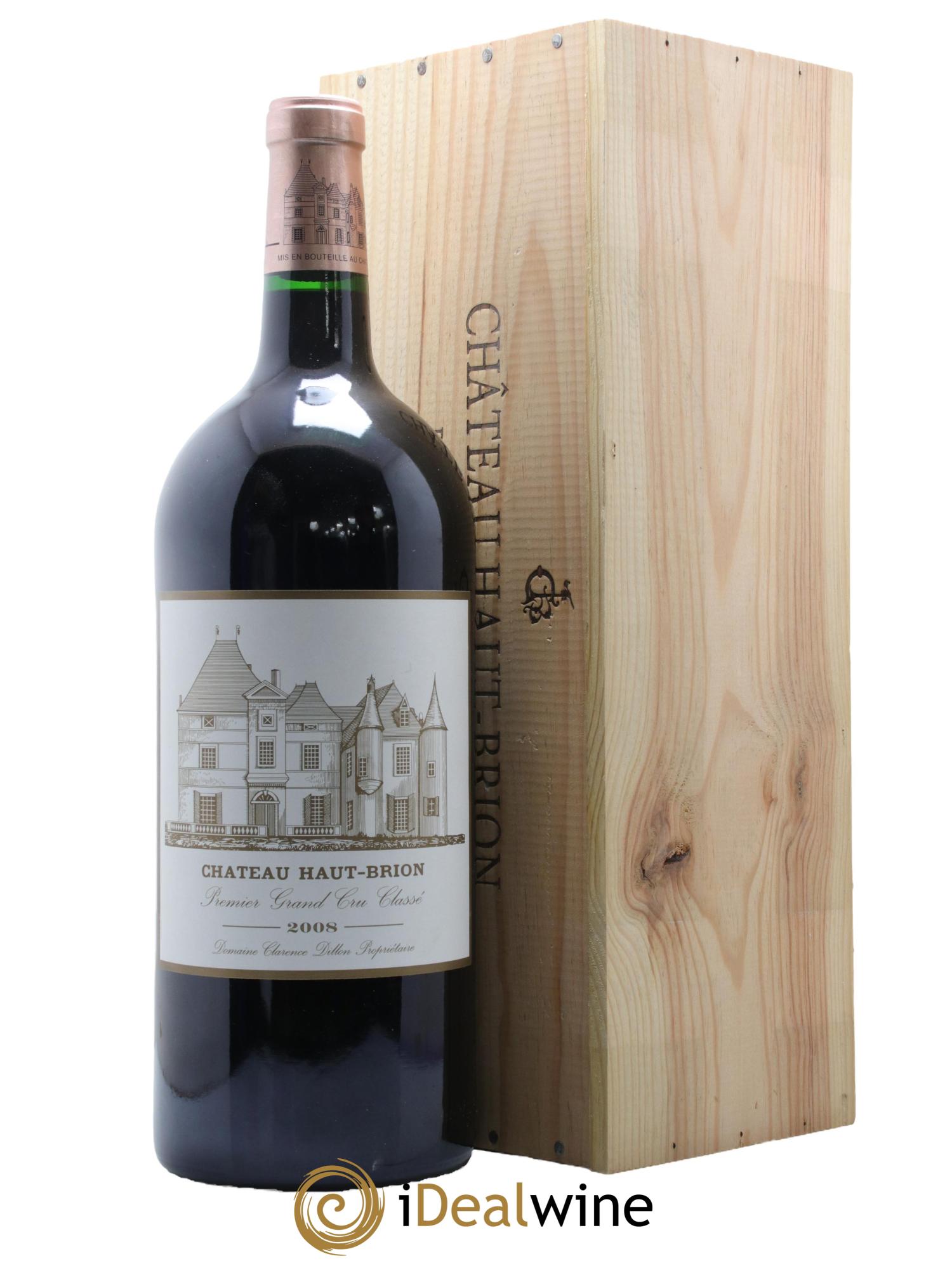 Château Haut Brion 1er Grand Cru Classé 2008 - Lot de 1 double magnum - 0