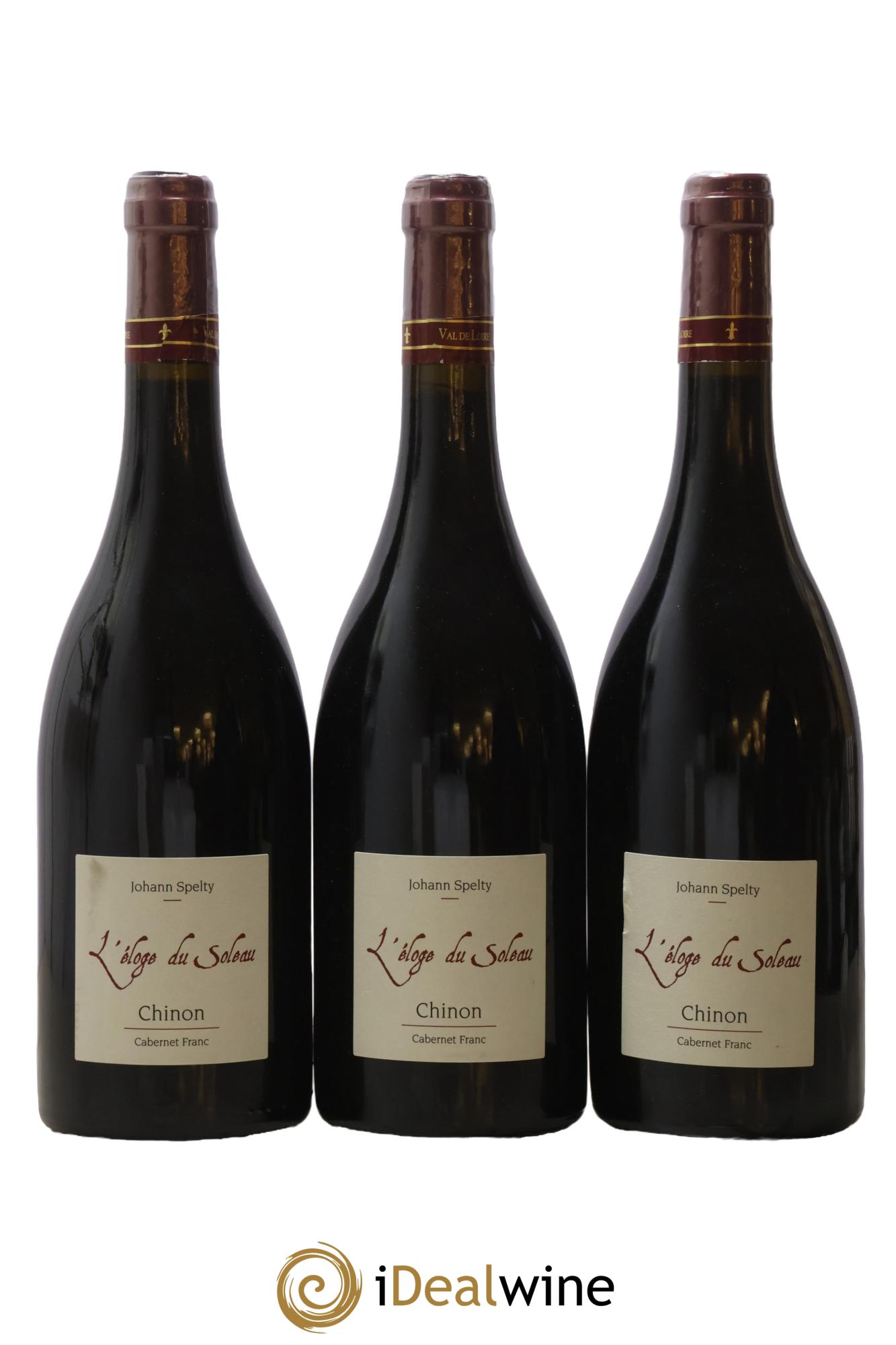 Chinon Éloge du Soleau Domaine Spelty - Posten von 3 Flaschen - 0