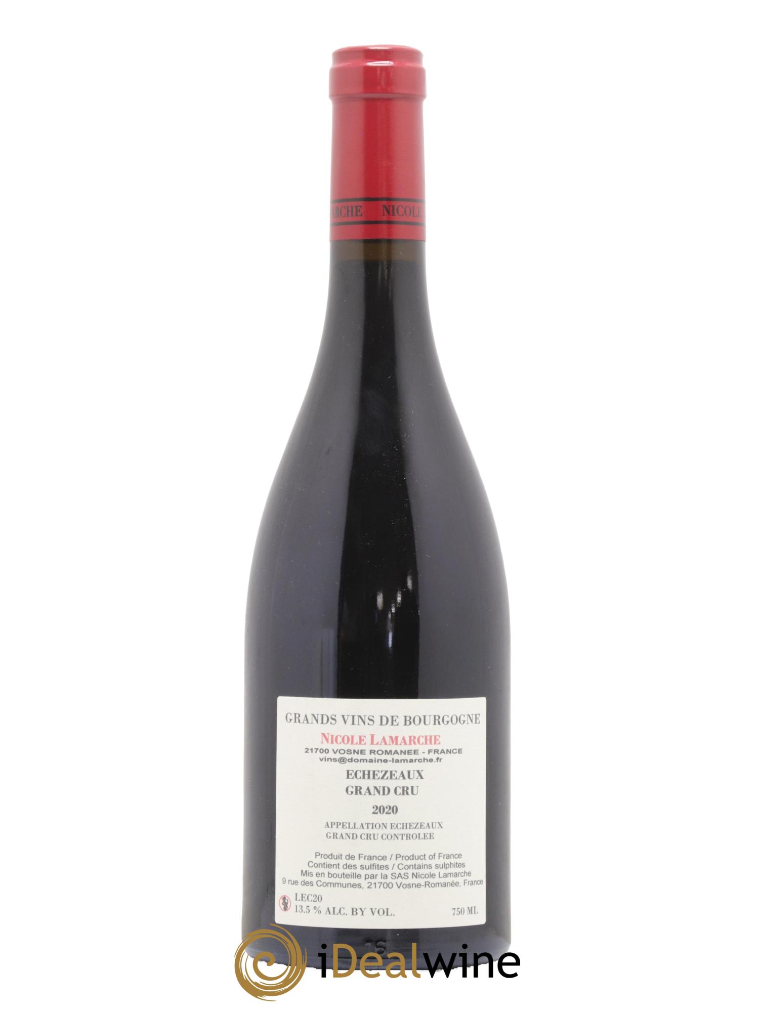 Echezeaux Grand Cru Lamarche (Domaine) 2020 - Lot de 1 bouteille - 1
