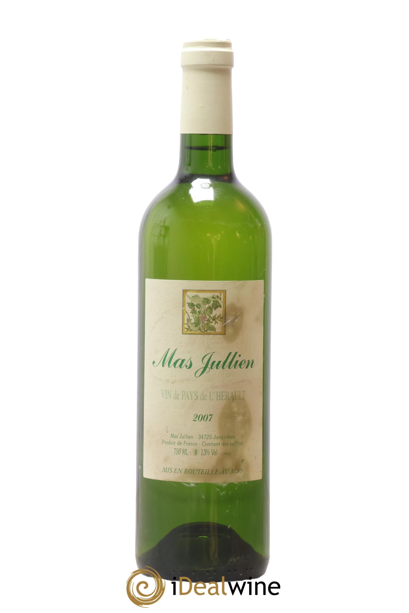 IGP Pays d'Hérault Mas Jullien Olivier Jullien 2007 - Lot of 1 bottle - 0