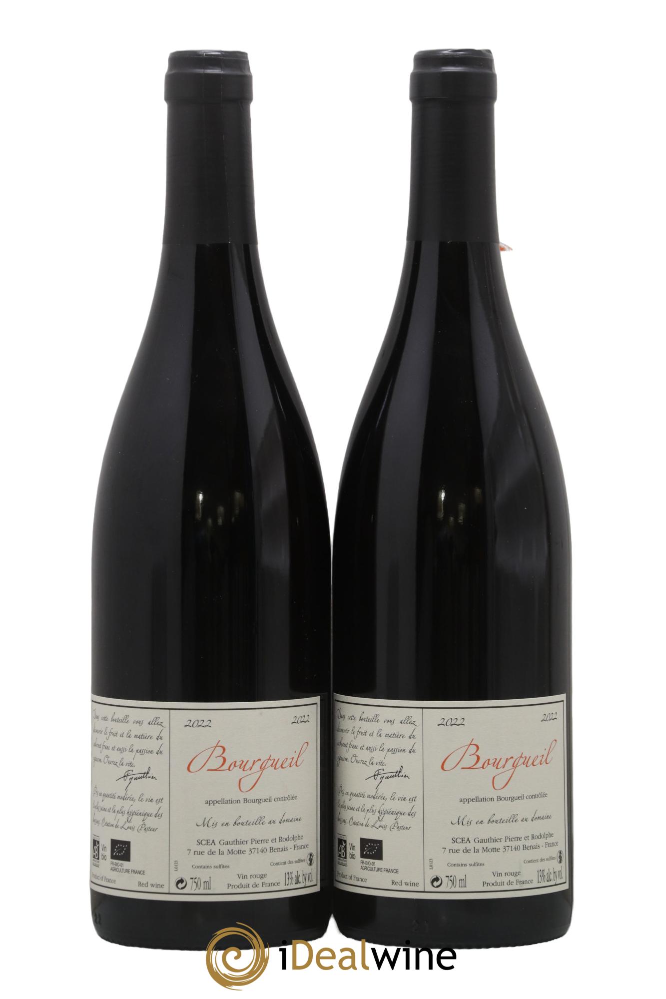 Bourgueil Jour de Soif Domaine du Bel Air 2022 - Lot of 2 bottles - 1