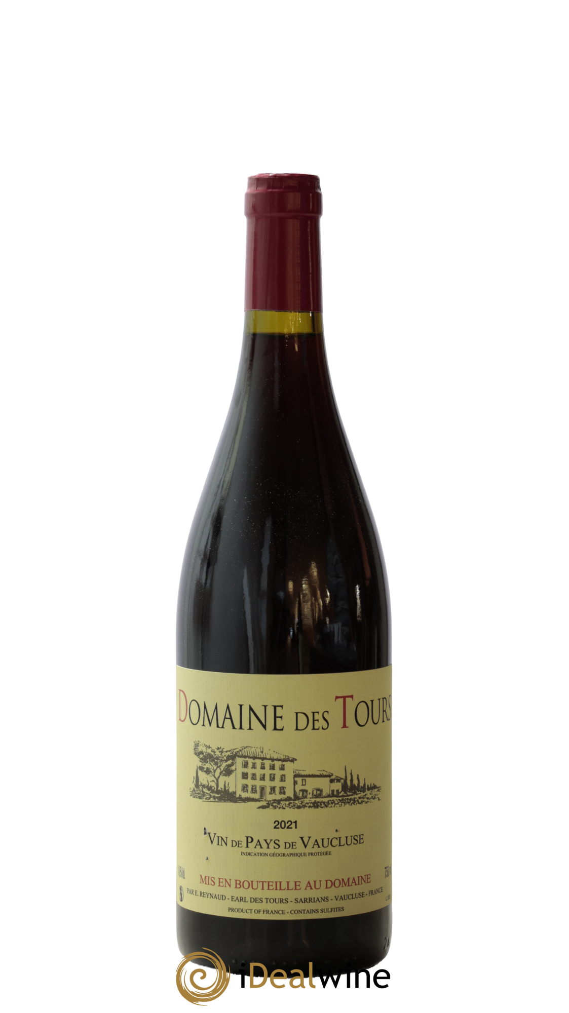Vaucluse (Vin de Pays de Vaucluse) Domaine des Tours Emmanuel Reynaud 2021 - Lot of 1 bottle - 0