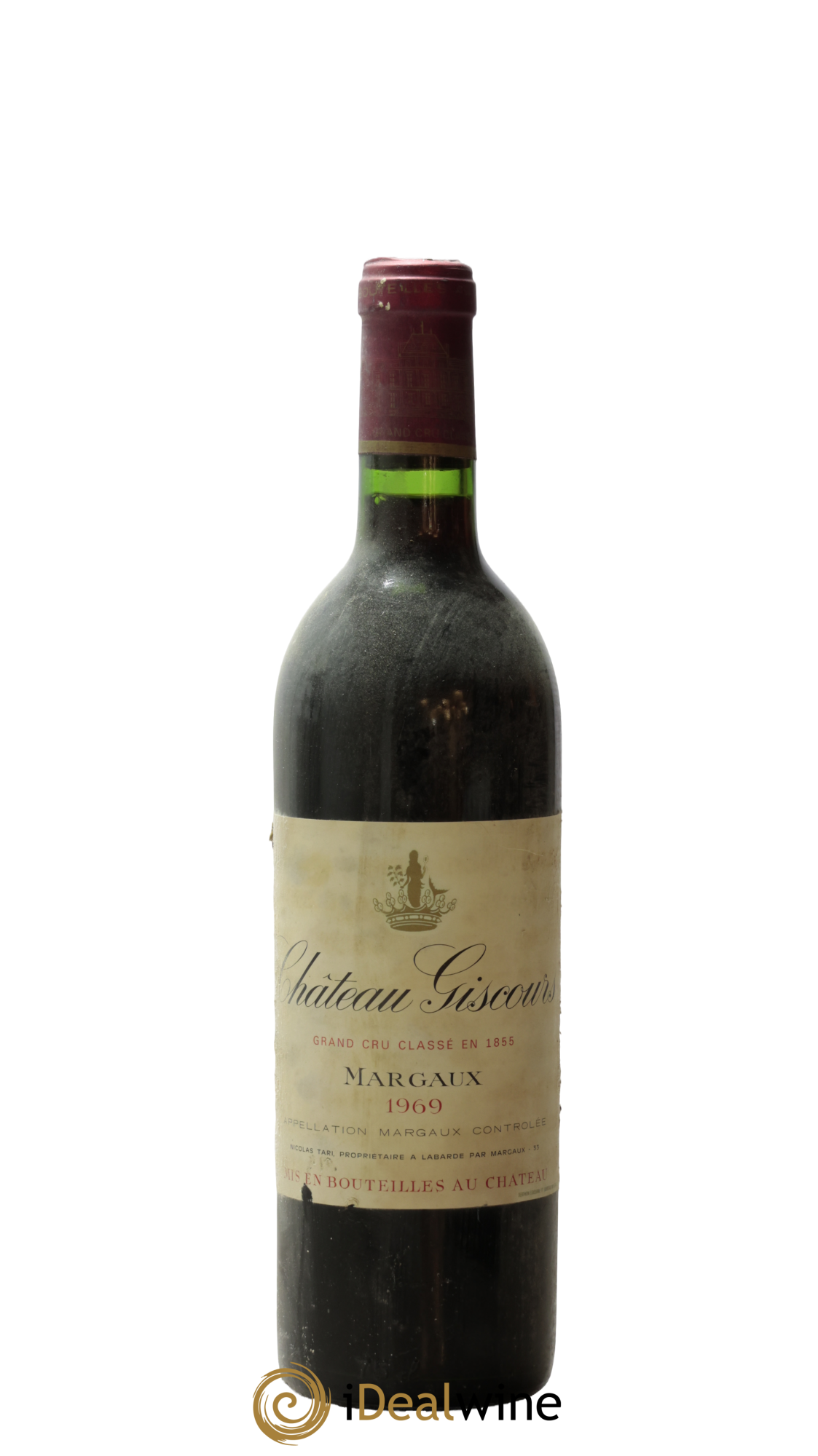 Château Giscours 3ème Grand Cru Classé 1969 - Lot de 1 bouteille - 0