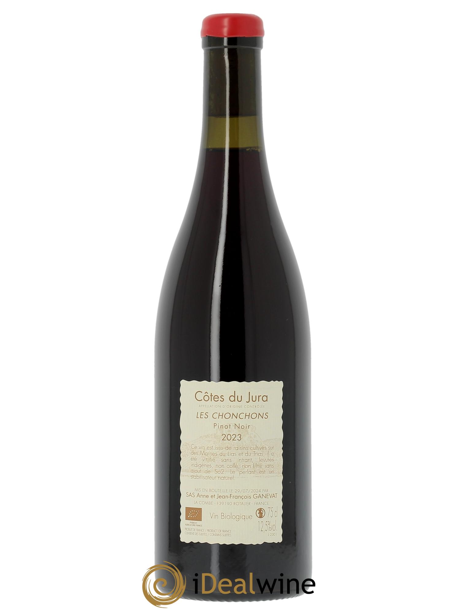 Côtes du Jura Poulsard Les Chonchons Anne et Jean François Ganevat  2023 - Lot de 1 bouteille - 1