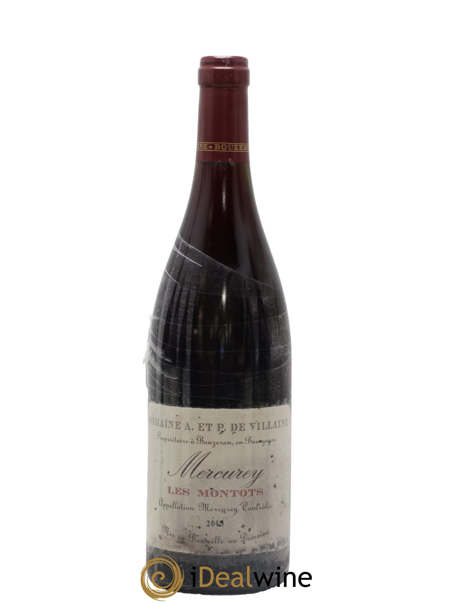 Mercurey 1er Cru Les Montots A. Et P. De Villaine 2013 - Lot de 1 bouteille - 0
