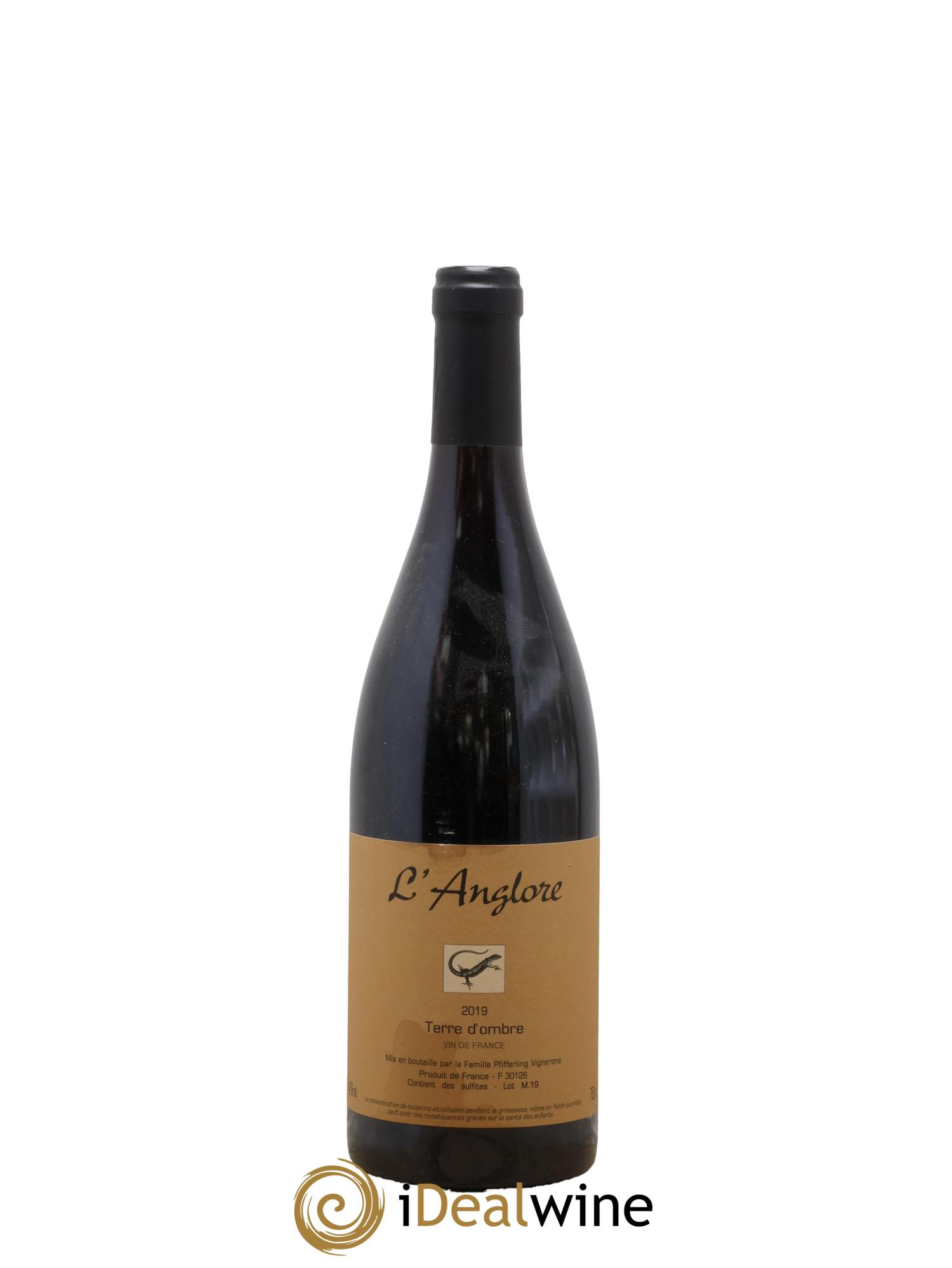 Vin de France Terre d'Ombre L'Anglore 2019 - Lot de 1 bouteille - 0