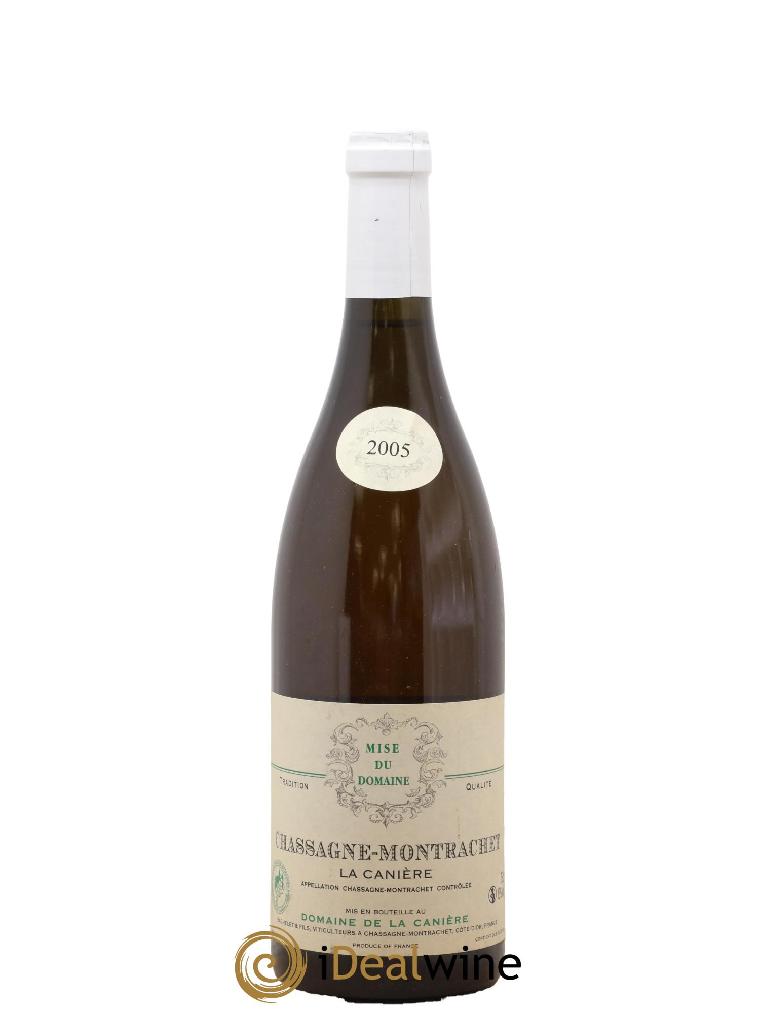 Chassagne-Montrachet La Canière Domaine de la Canière 2005 - Posten von 1 Flasche - 0
