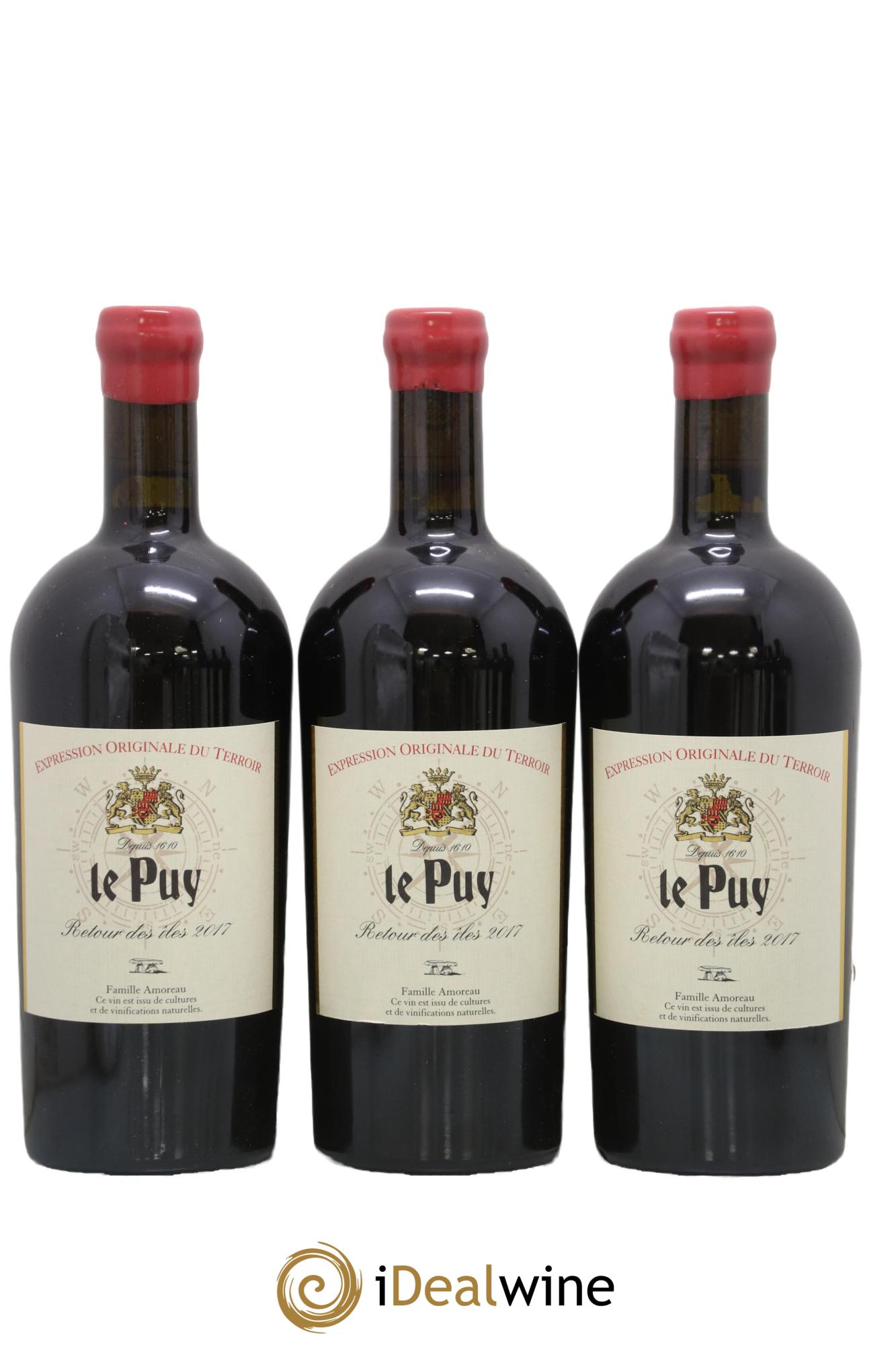 Le Puy - Retour des Iles 2017 - Lot of 6 bottles - 3