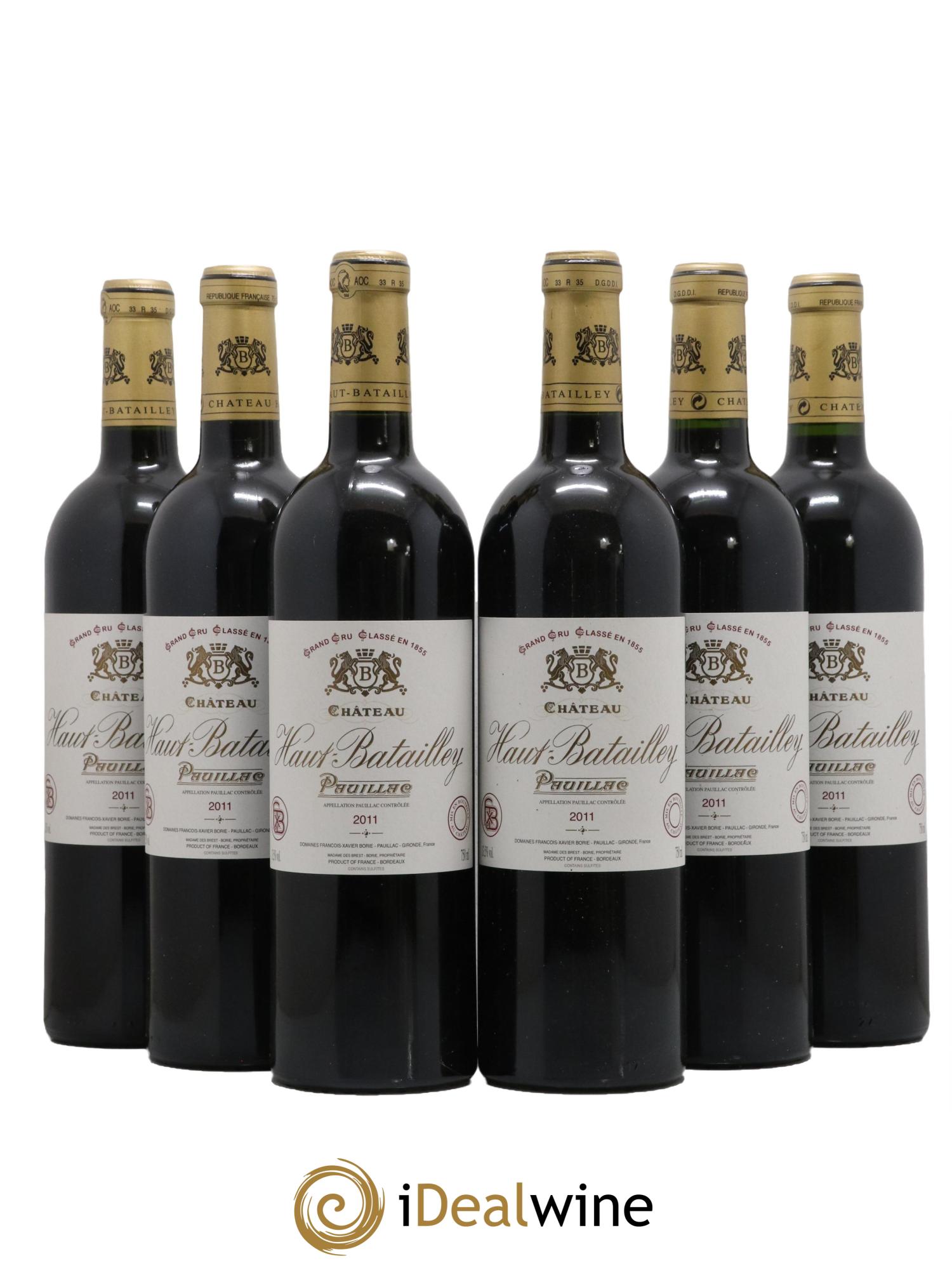 Château Haut Batailley 5ème Grand Cru Classé 2011 - Lot de 6 bouteilles - 0