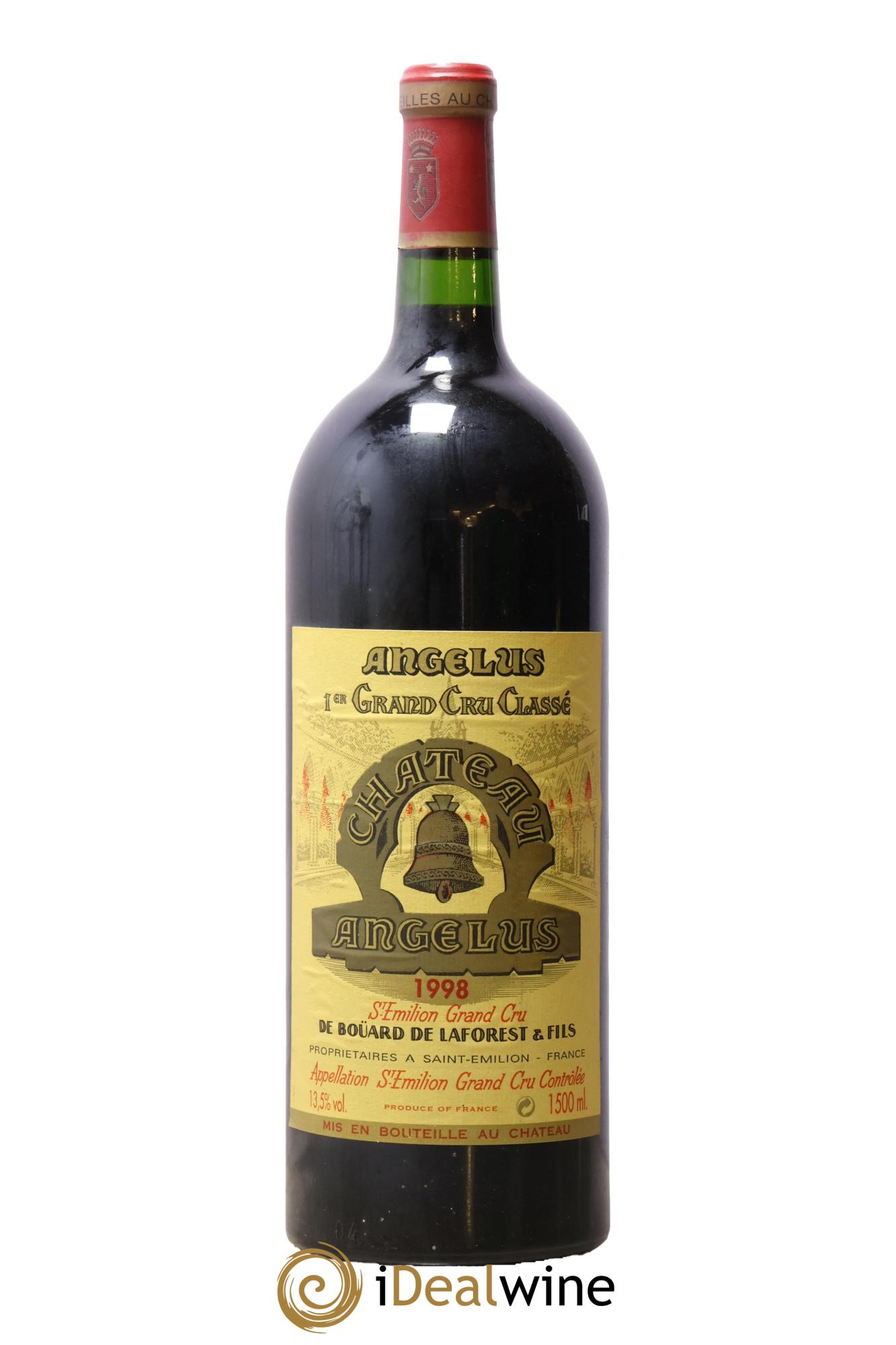 Château Angélus 1er Grand Cru Classé A 1998 - Lot de 1 magnum - 0