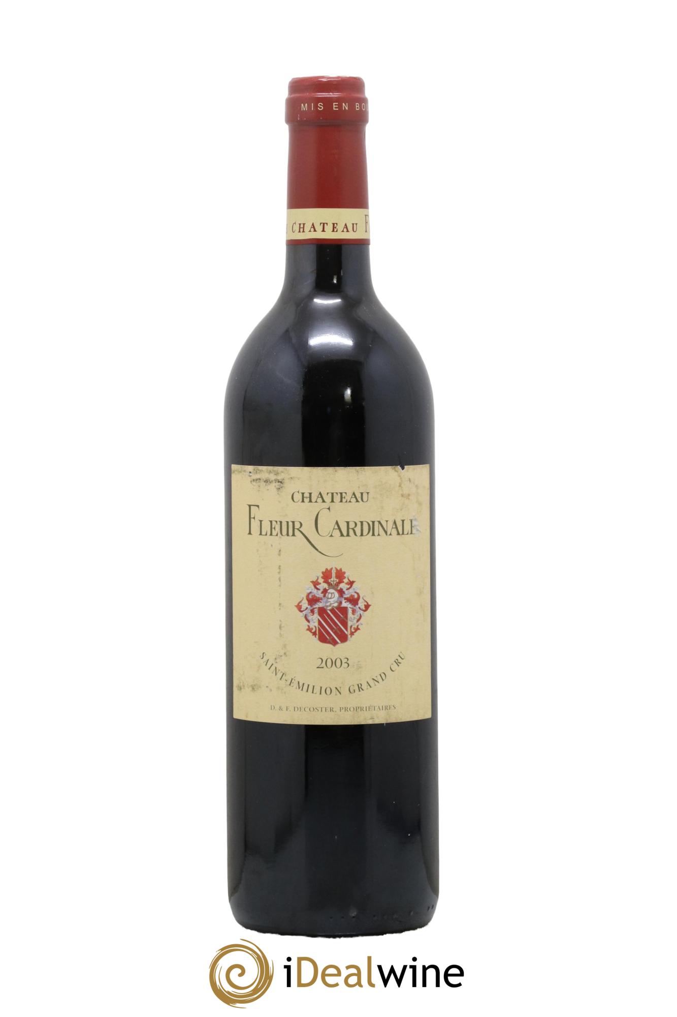 Château Fleur Cardinale Grand Cru Classé 2003 - Lot of 1 bottle - 0