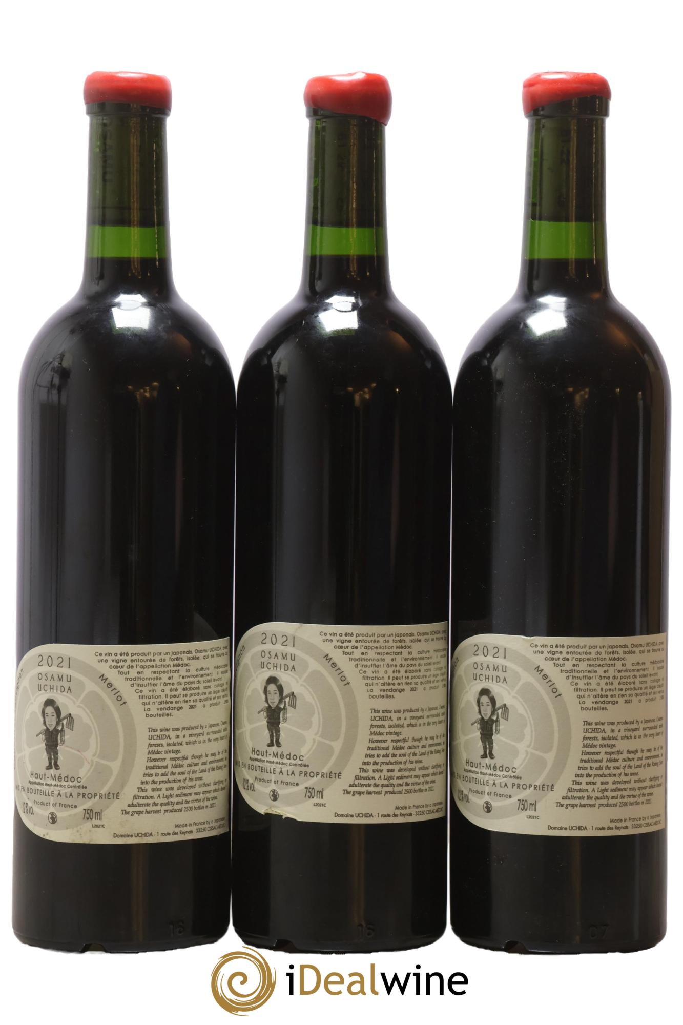 Miracle Osamu Uchida  2021 - Lot of 3 bottles - 1