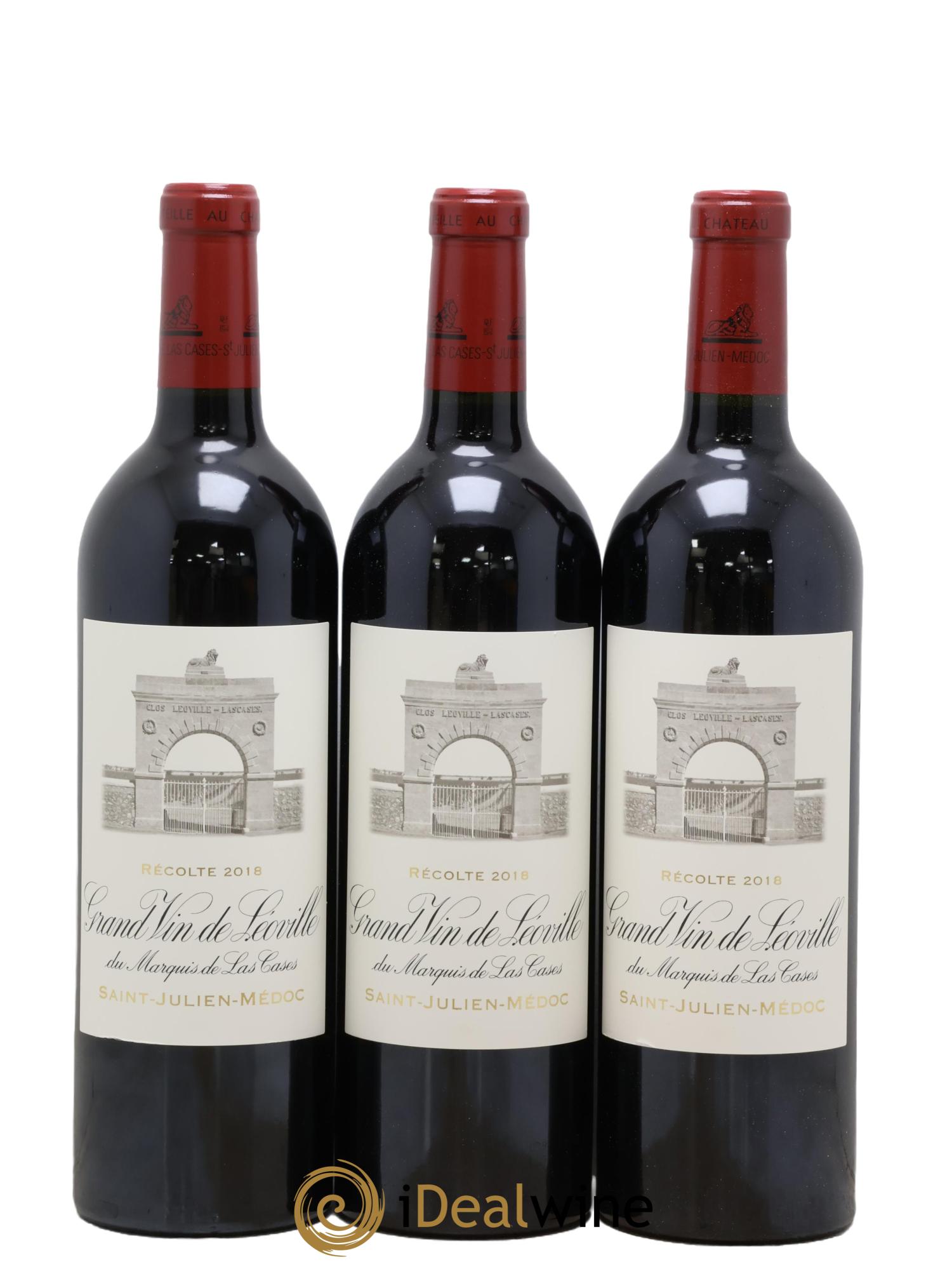 Château Léoville Las Cases 2ème Grand Cru Classé  2018 - Lot de 6 bouteilles - 1