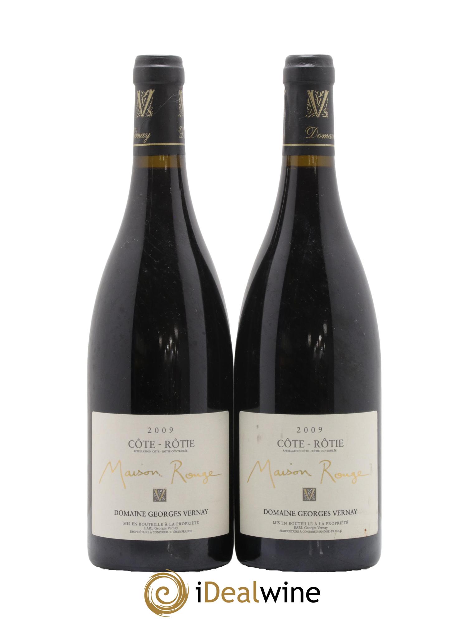 Côte-Rôtie Maison Rouge Georges Vernay 2009 - Lot de 2 bouteilles - 0