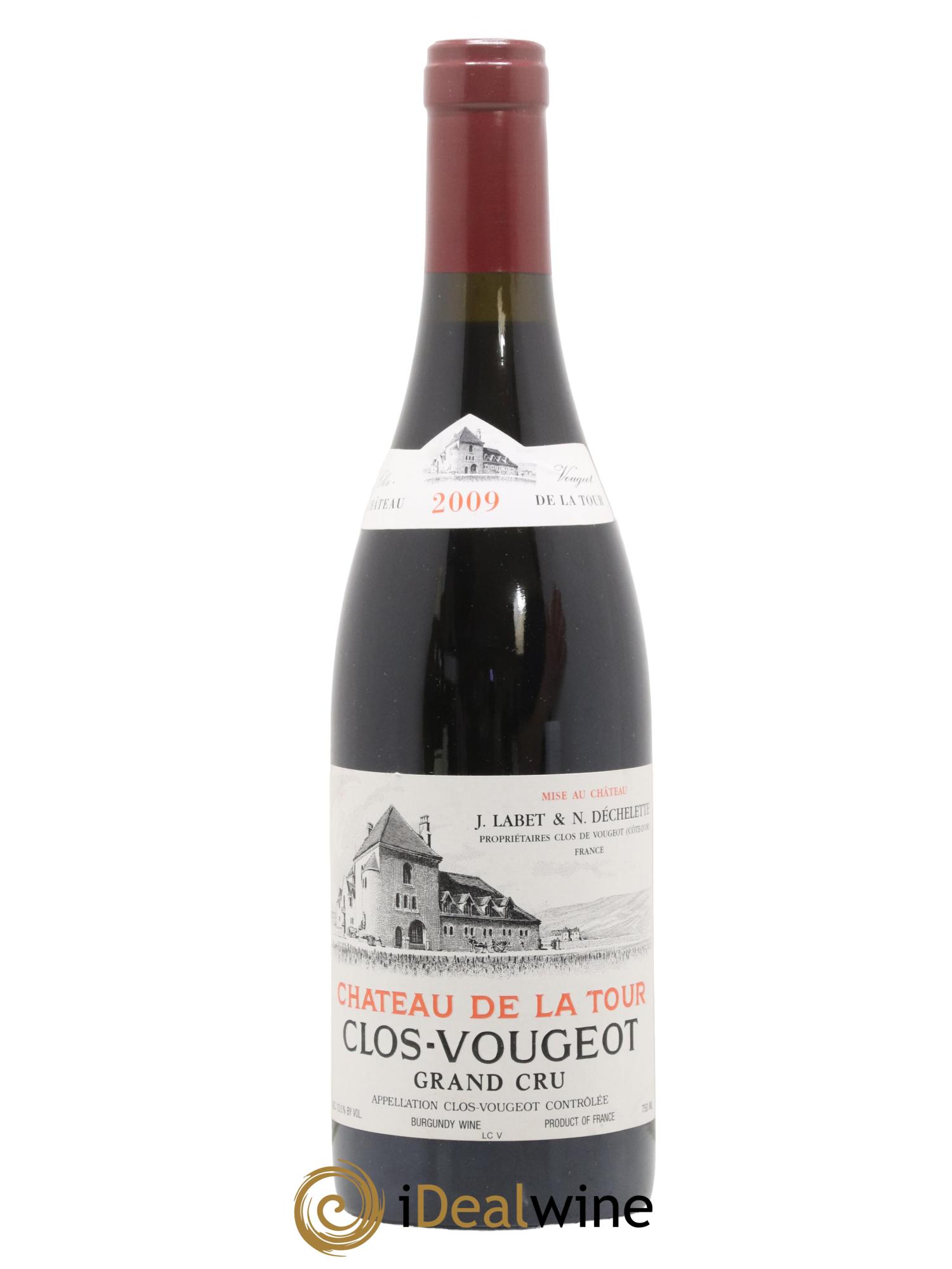 Clos de Vougeot Grand Cru Château de La Tour 2009 - Lot de 1 bouteille - 0