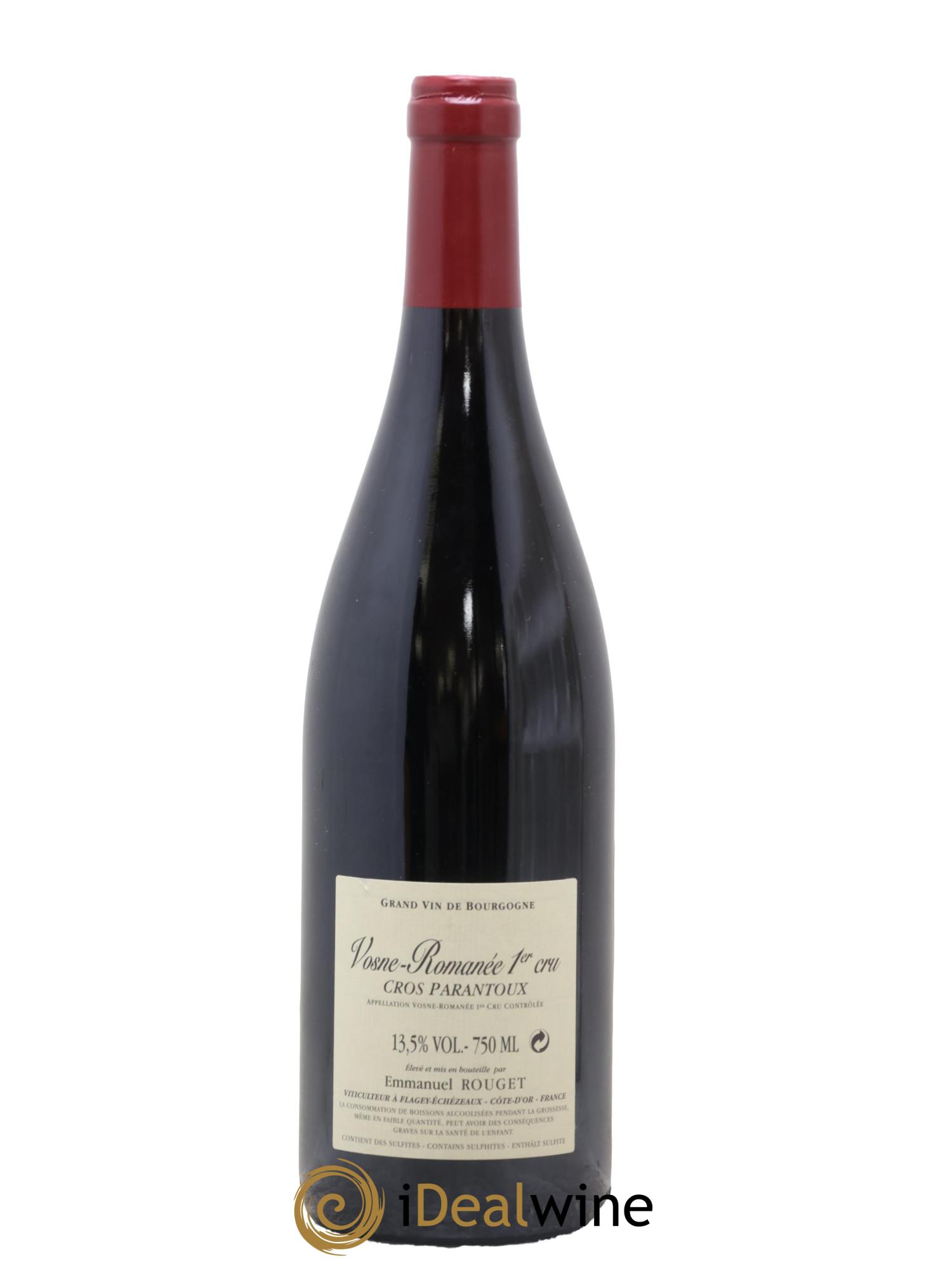 Vosne-Romanée 1er Cru Cros Parantoux Emmanuel Rouget 2012 - Lot of 1 bottle - 1