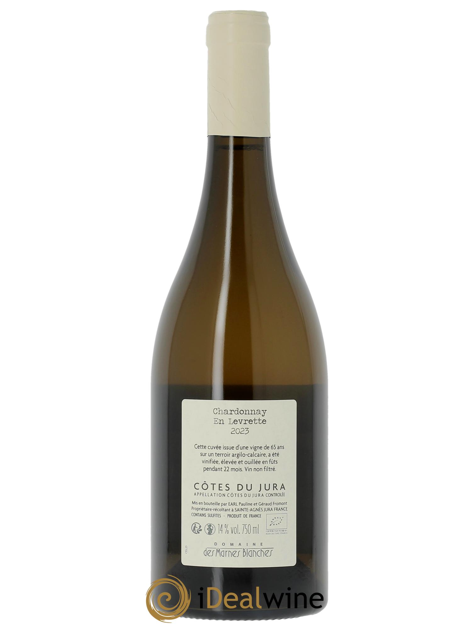 Côtes du Jura En Levrette Marnes Blanches (Domaine des)  2023 - Posten von 1 Flasche - 1