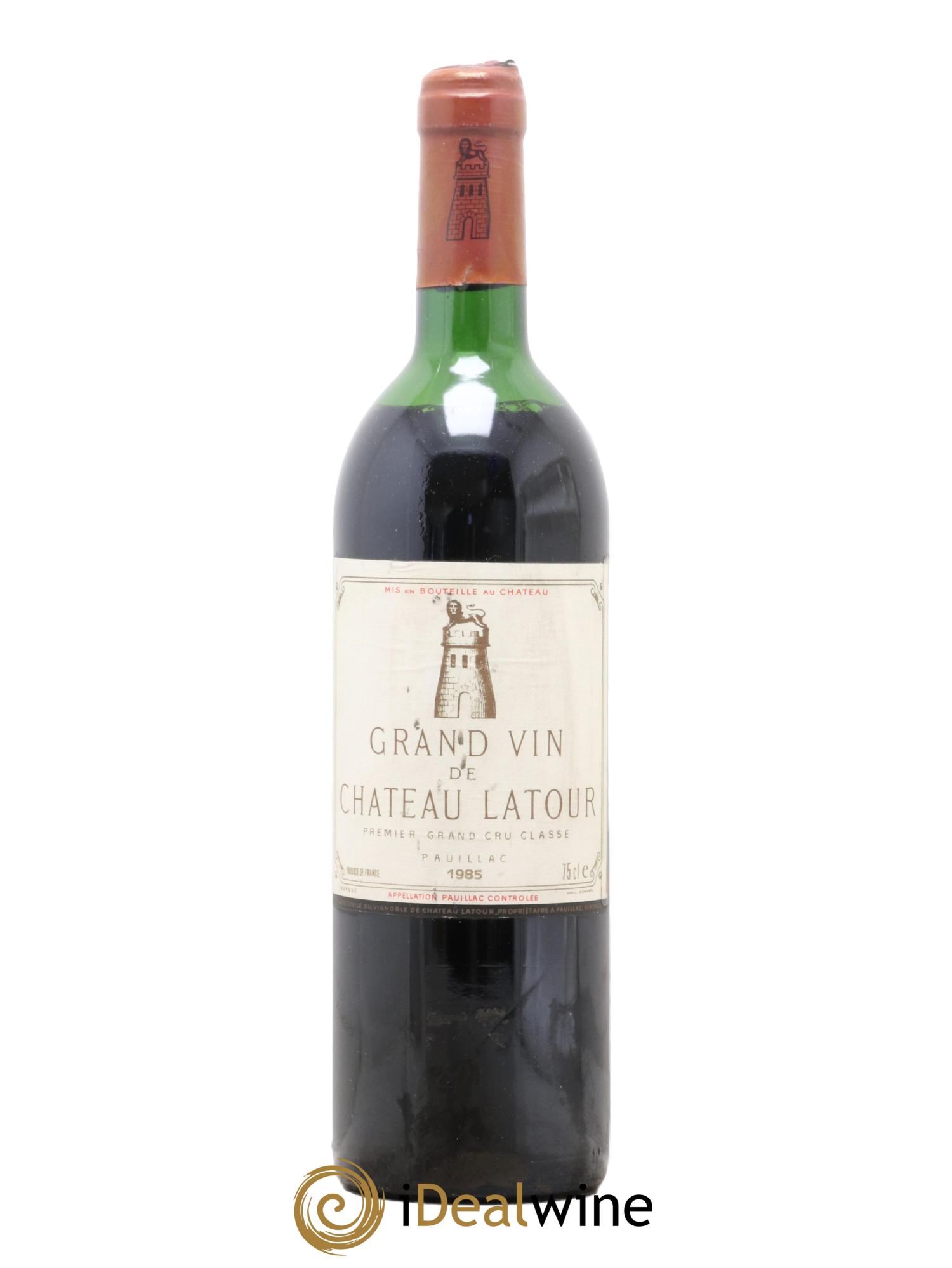 Château Latour 1er Grand Cru Classé 1985 - Lot de 1 bouteille - 0