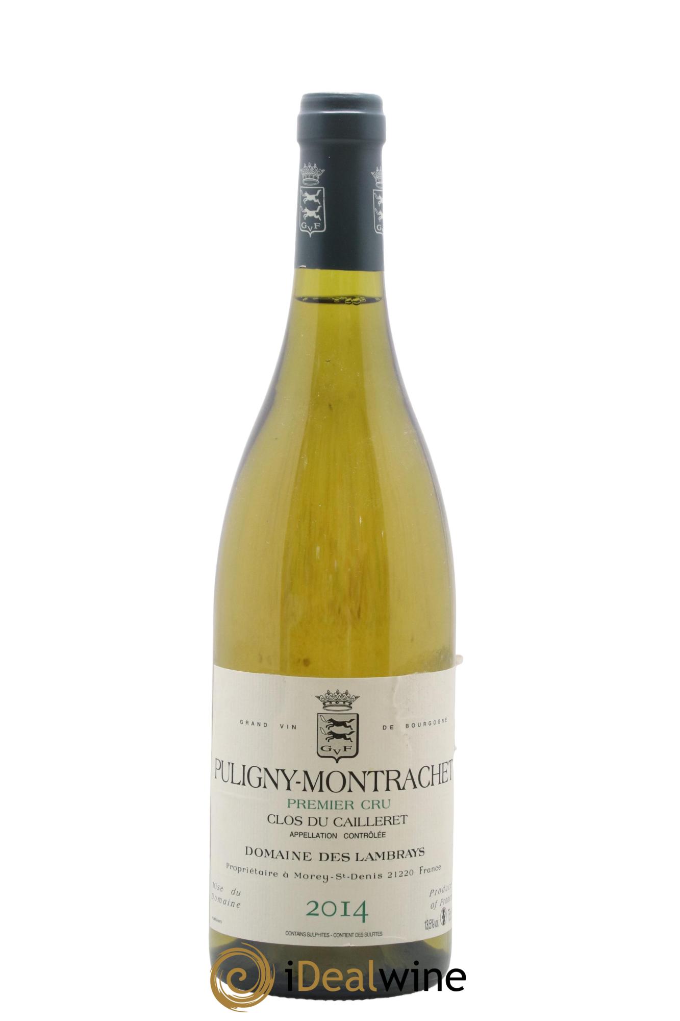Puligny-Montrachet 1er Cru Clos du Cailleret Domaine des Lambrays 2014 - Lot de 1 bouteille - 0