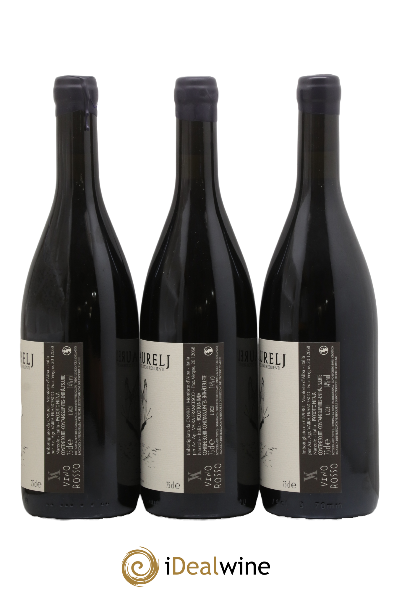Italie FZ Free Zone Vaira AurelJ 2021 - Lot de 3 bouteilles - 1