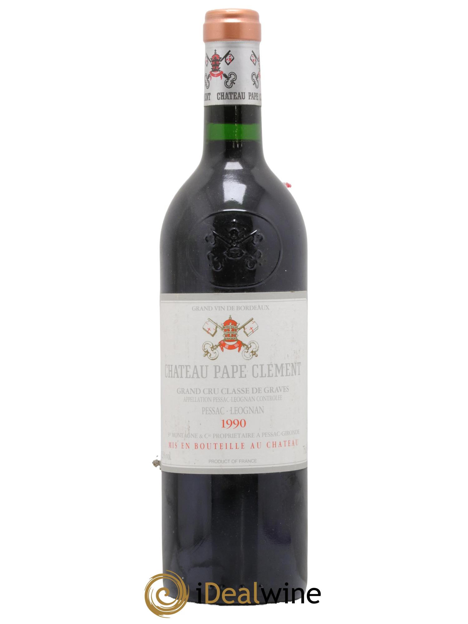 Château Pape Clément Cru Classé de Graves 1990 - Lot de 1 bouteille - 0