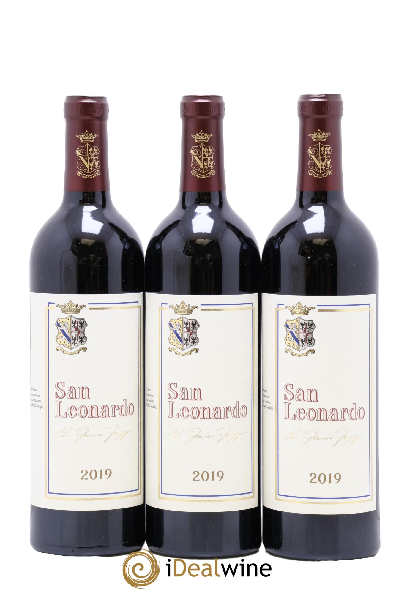IGT Vigneti delle Dolomiti San Leonardo Tenuta San Leonardo 2019 - Lot de 3 bouteilles - 0