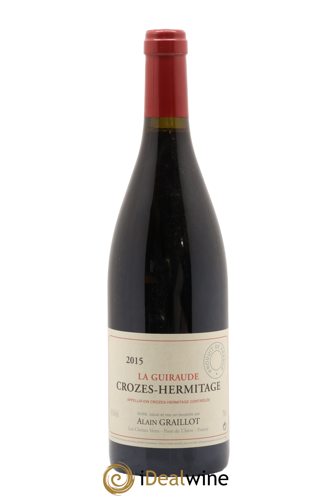 Crozes-Hermitage La Guiraude Domaine Graillot 2015 - Lote de 1 botella - 0