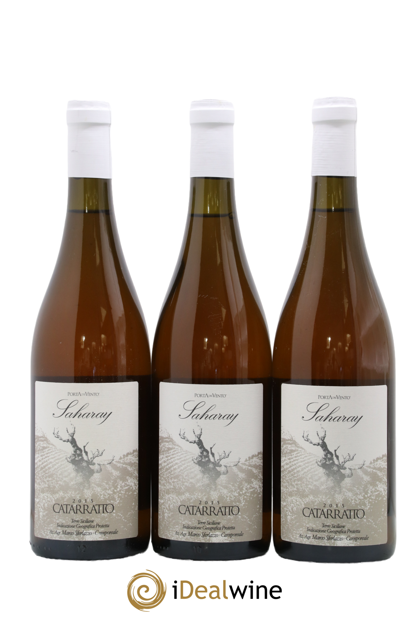 Italie Terre Siciliane IGT Saharay Catarratto Porta del Vento 2015 - Lot of 3 bottles - 0