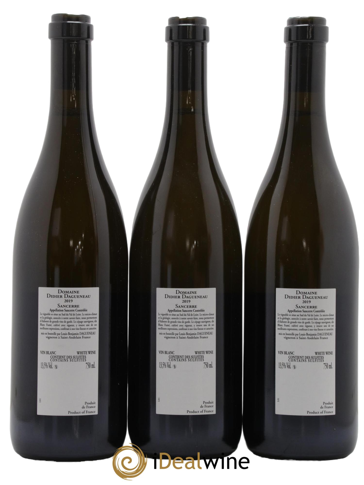 Sancerre En Chailloux Dagueneau 2019 - Lot de 3 bouteilles - 1