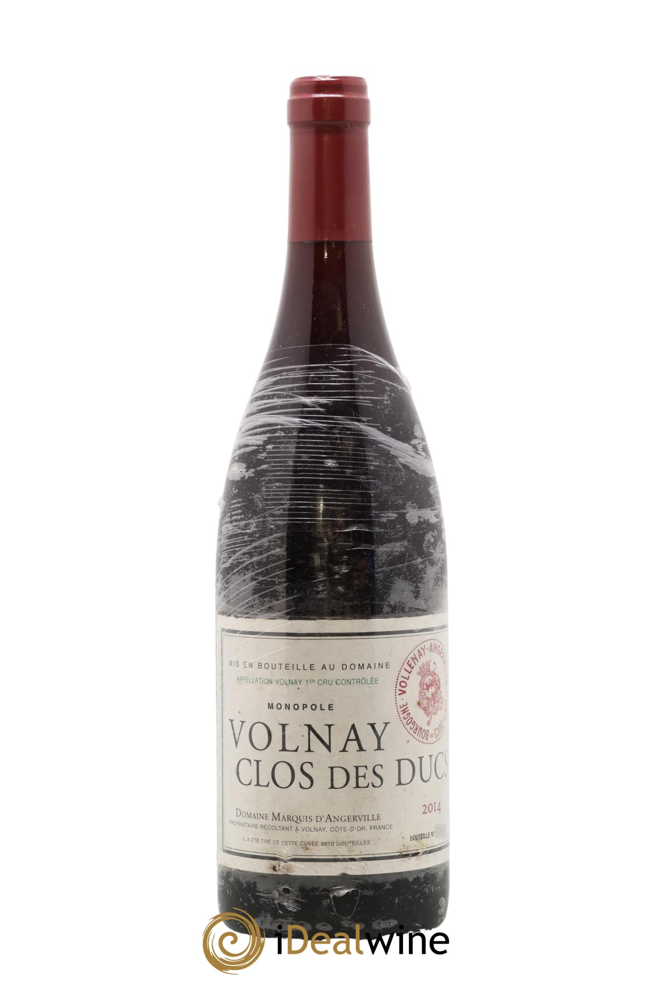 Volnay 1er Cru Clos des Ducs Marquis d'Angerville (Domaine) 2014 - Lote de 1 botella - 0