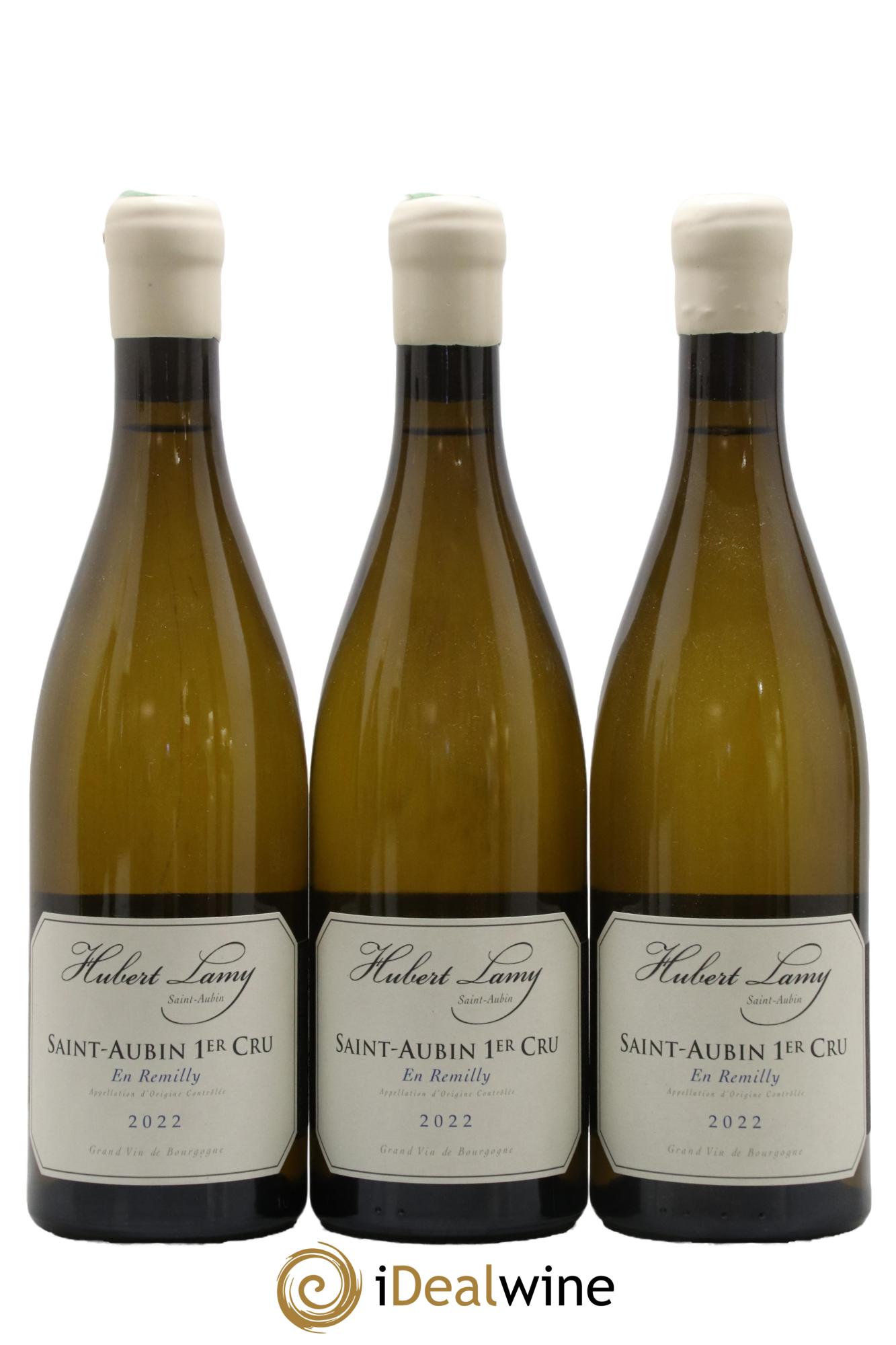 Saint-Aubin 1er Cru En Rémilly Hubert Lamy 2022 - Lot of 3 bottles - 0