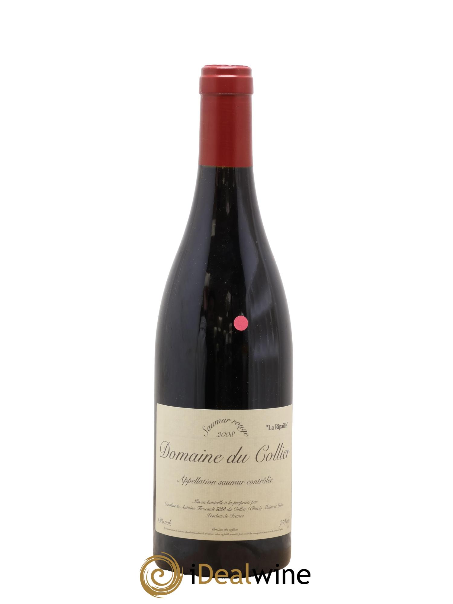 Saumur La Ripaille Domaine du Collier 2008 - Lotto di 1 bottiglia - 0