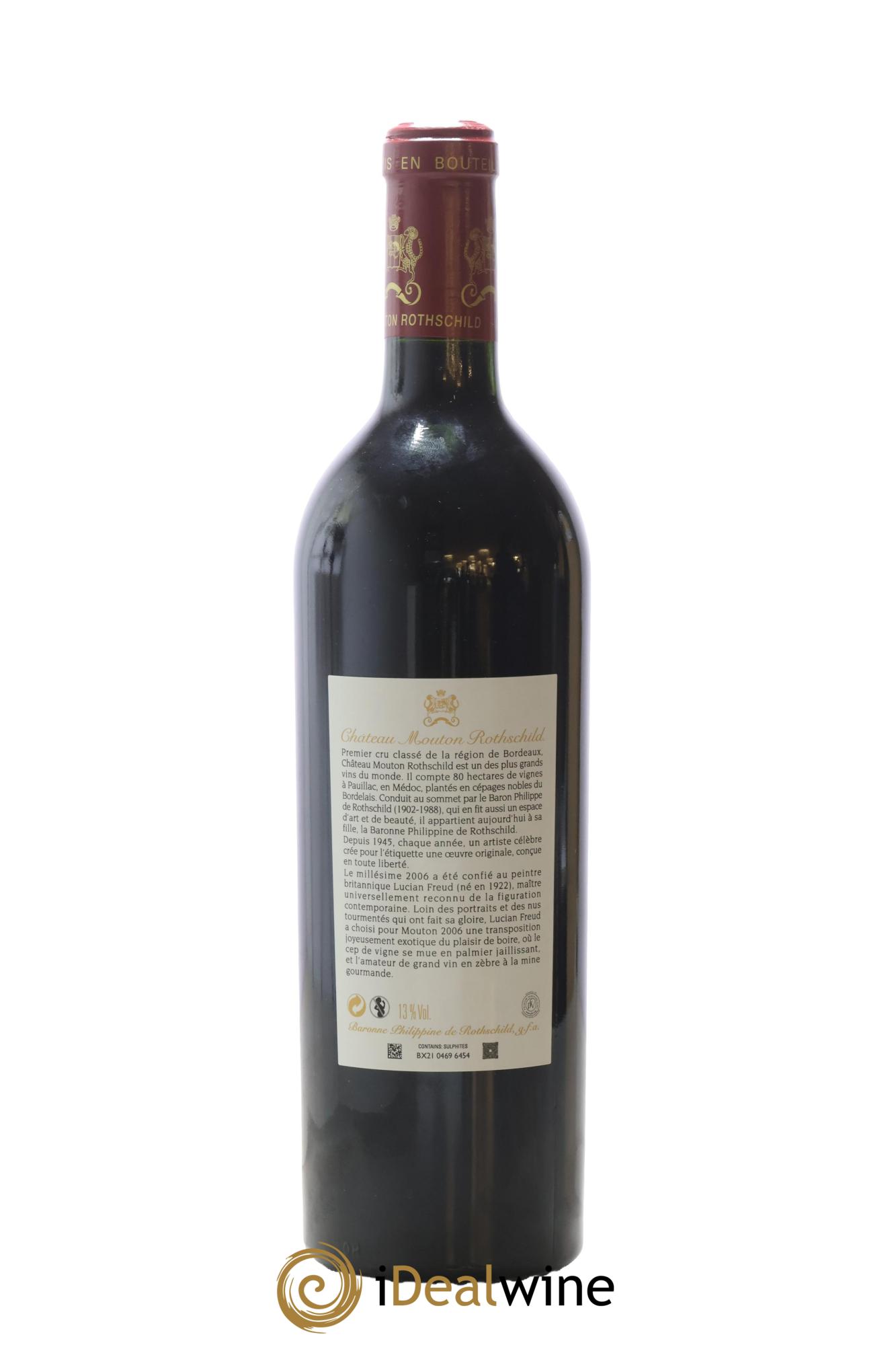 Château Mouton Rothschild 1er Grand Cru Classé 2006 - Posten von 1 Flasche - 1