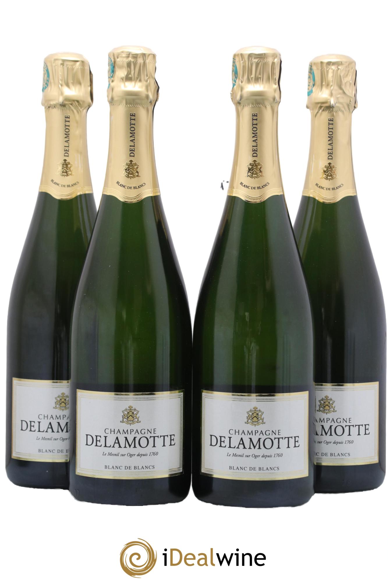 Blancs de Blancs Brut Delamotte - Lot of 4 bottles - 0