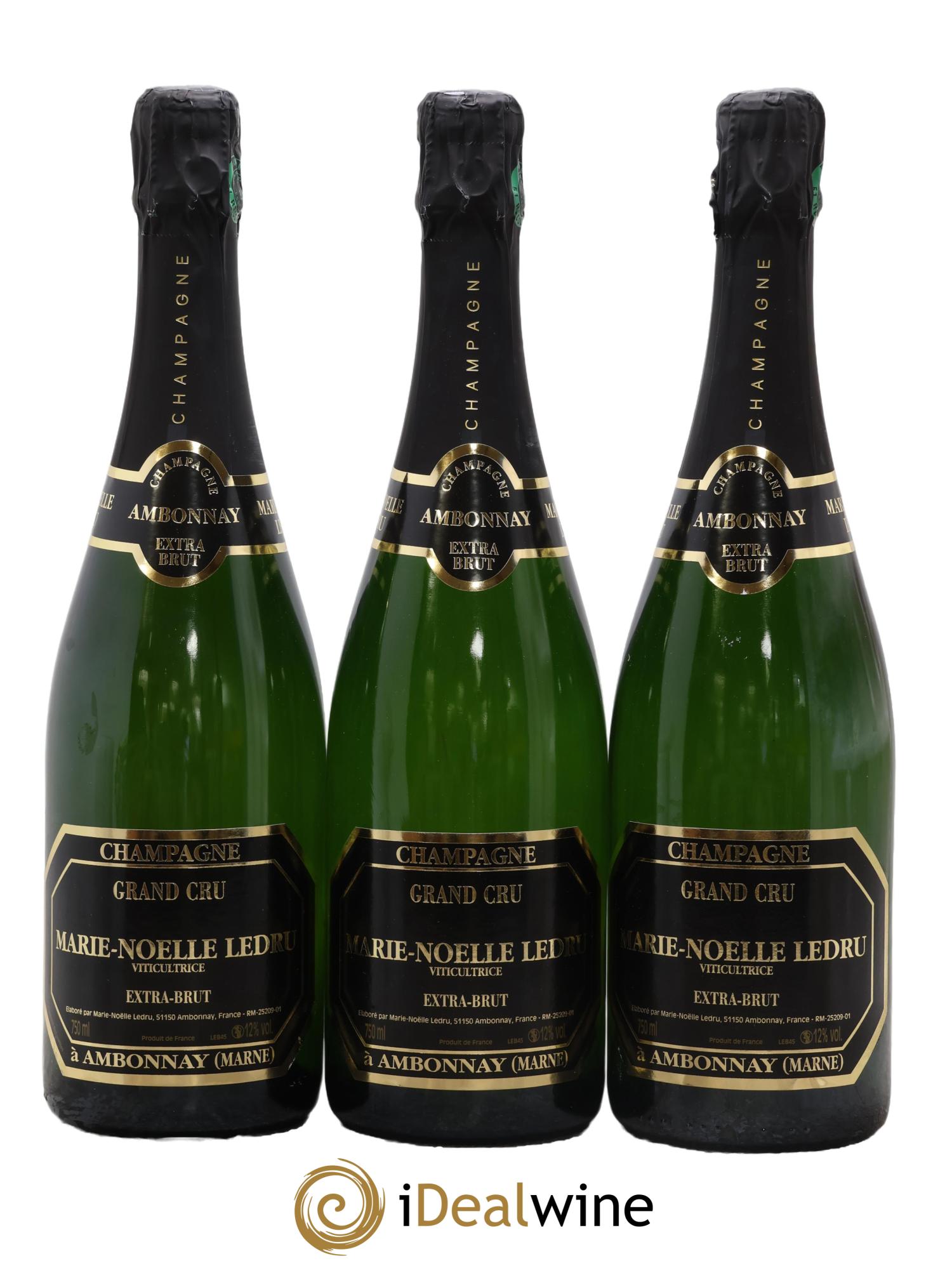 Extra-Brut Grand Cru Marie-Noëlle Ledru - Posten von 3 Flaschen - 0