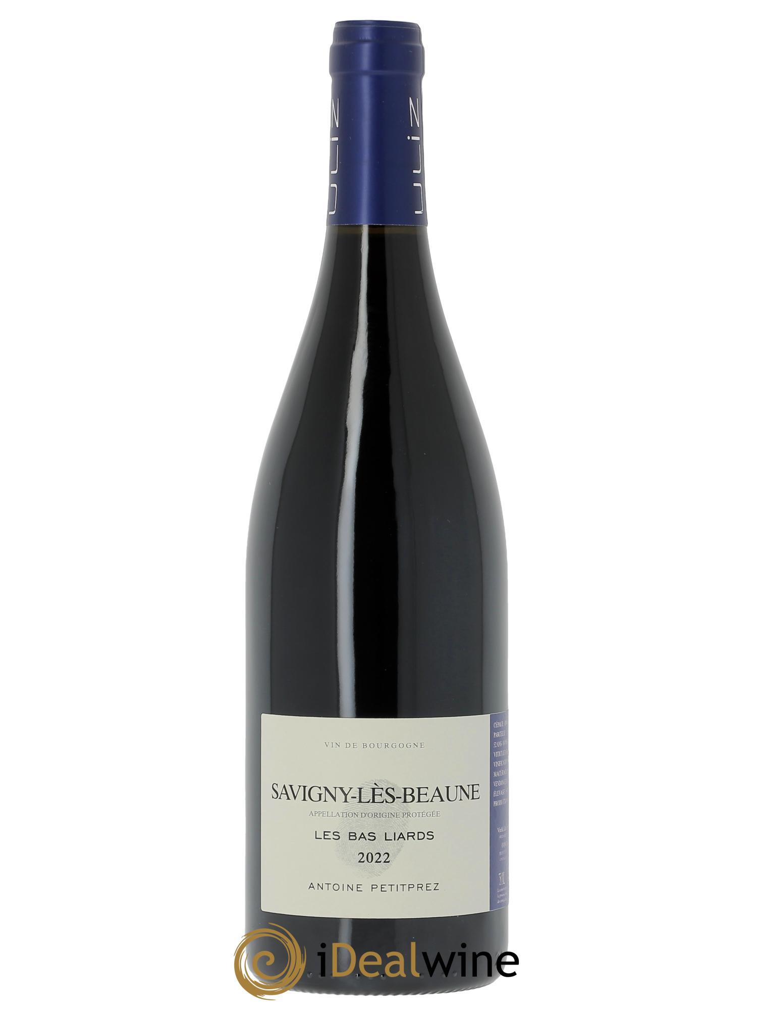 Savigny-lès-Beaune Les Bas Liards Antoine Petitprez 2022 - Lot de 1 bouteille - 0