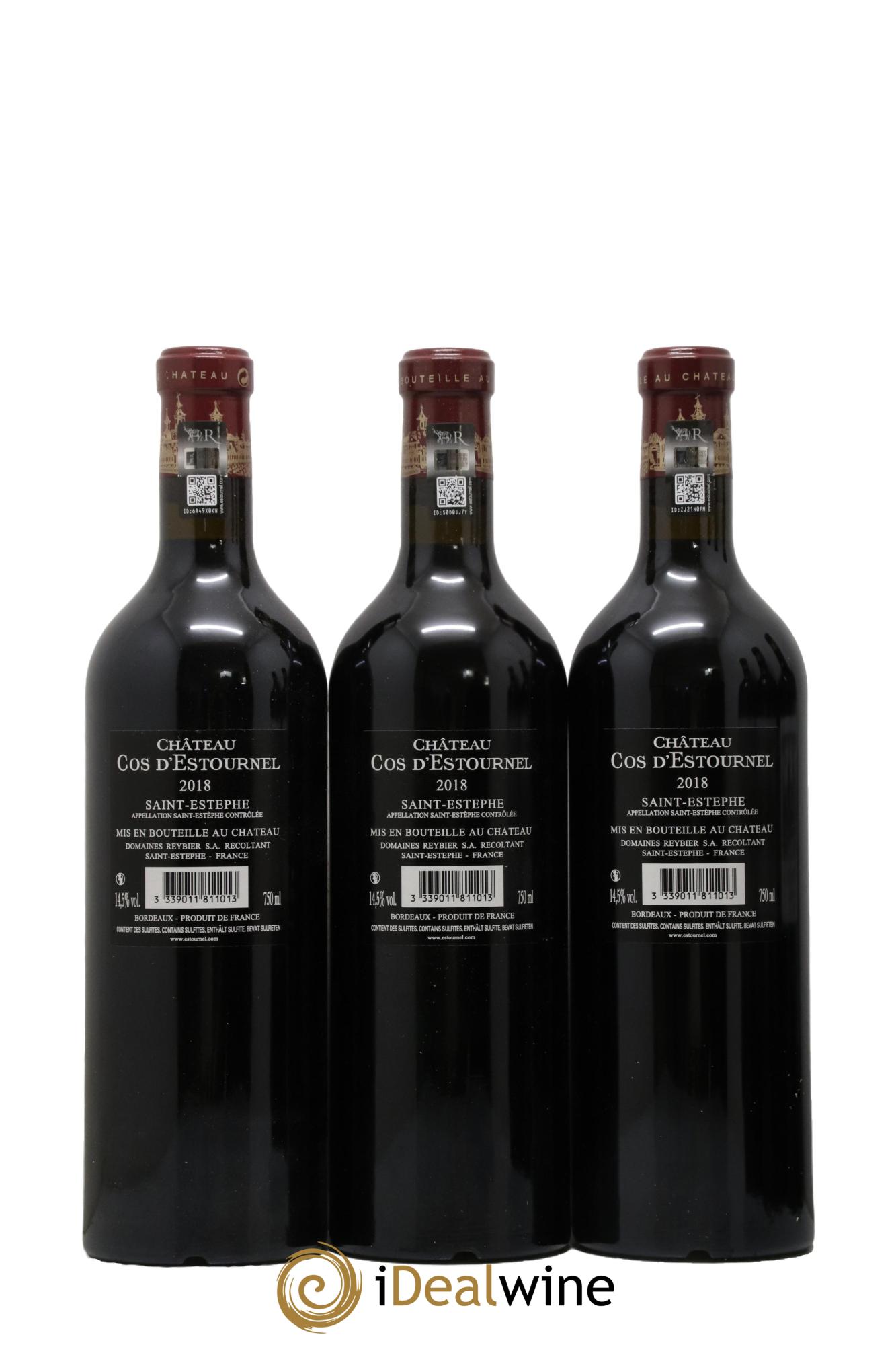 Cos d'Estournel 2ème Grand Cru Classé  2018 - Lot de 6 bouteilles - 4