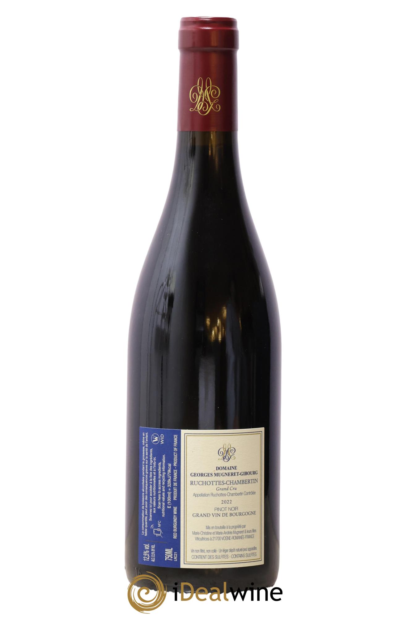Ruchottes-Chambertin Grand Cru Mugneret-Gibourg (Domaine) 2022 - Lot de 1 bouteille - 1
