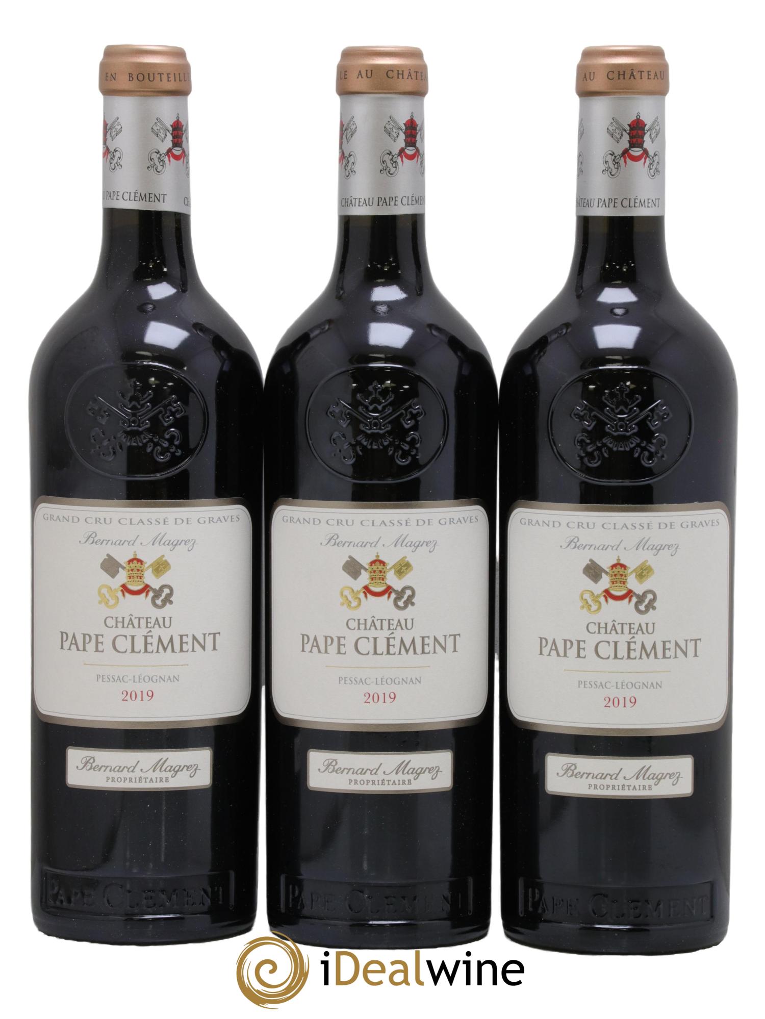 Château Pape Clément Cru Classé de Graves 2019 - Lot de 3 bouteilles - 0