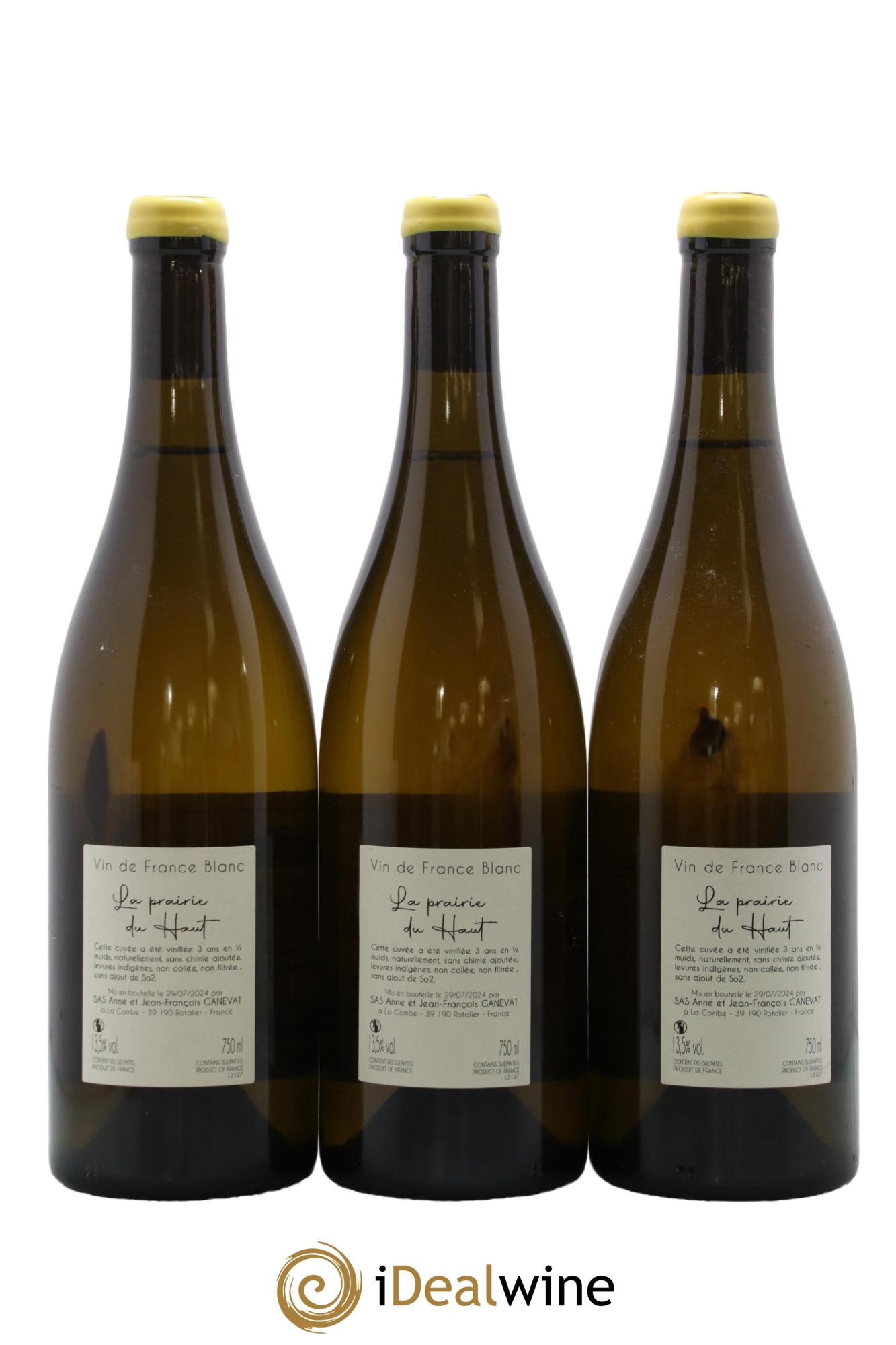 Vin de Table La Prairie du Haut Anne & Jean-François Ganevat 2021 - Lot de 3 bouteilles - 1