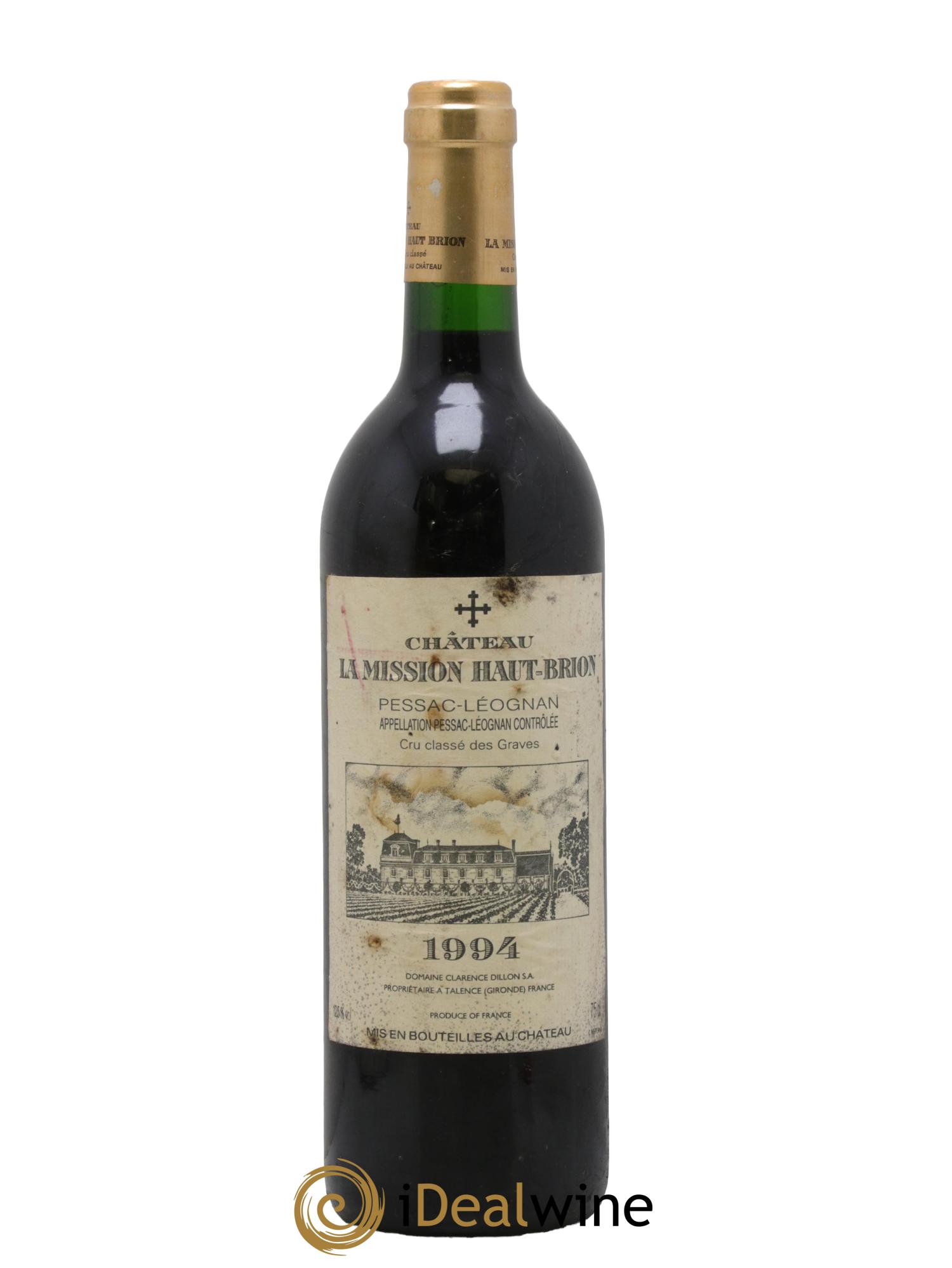 Château la Mission Haut-Brion Cru Classé de Graves 1994 - Lot de 1 bouteille - 0