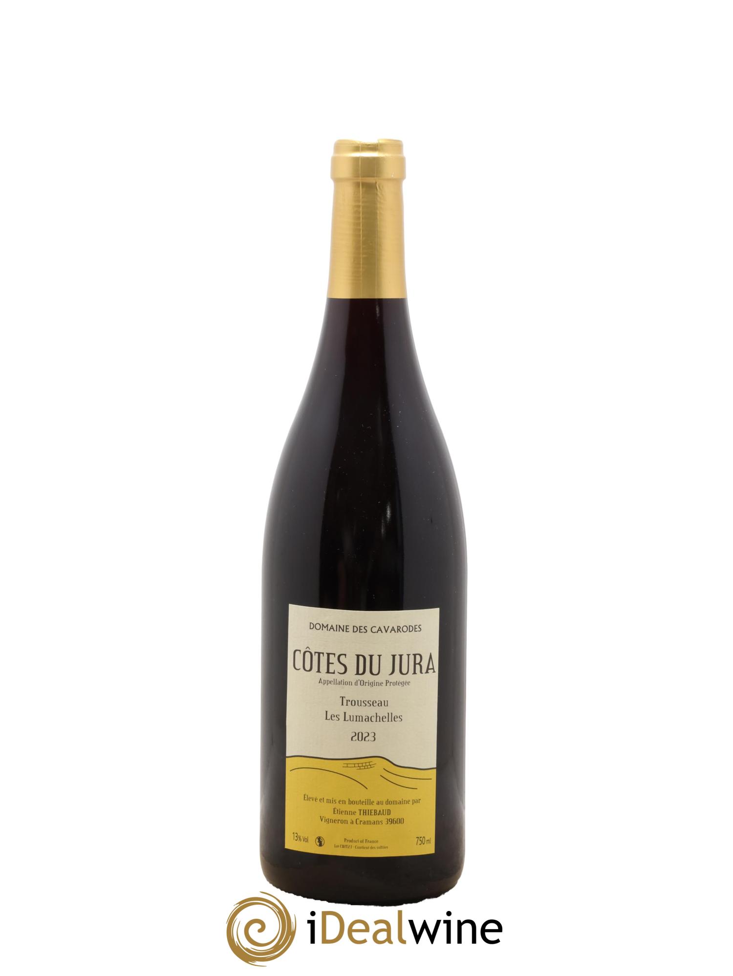 Côtes du Jura Pinot Noir Les Lumachelles Cavarodes (Domaine des) - Etienne Thiébaud 2023 - Lotto di 1 bottiglia - 0