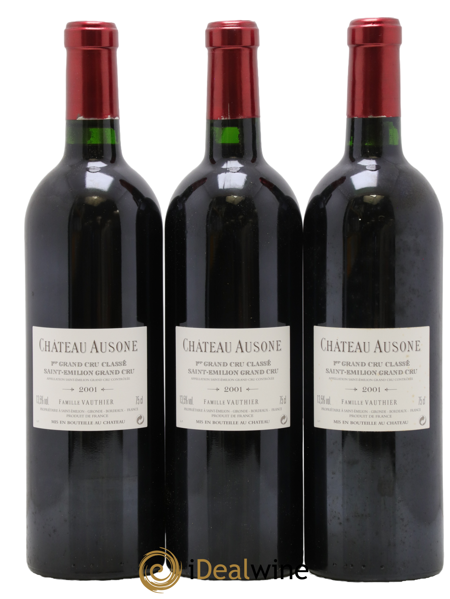 Château Ausone 1er Grand Cru Classé A 2001 - Lot of 6 bottles - 2